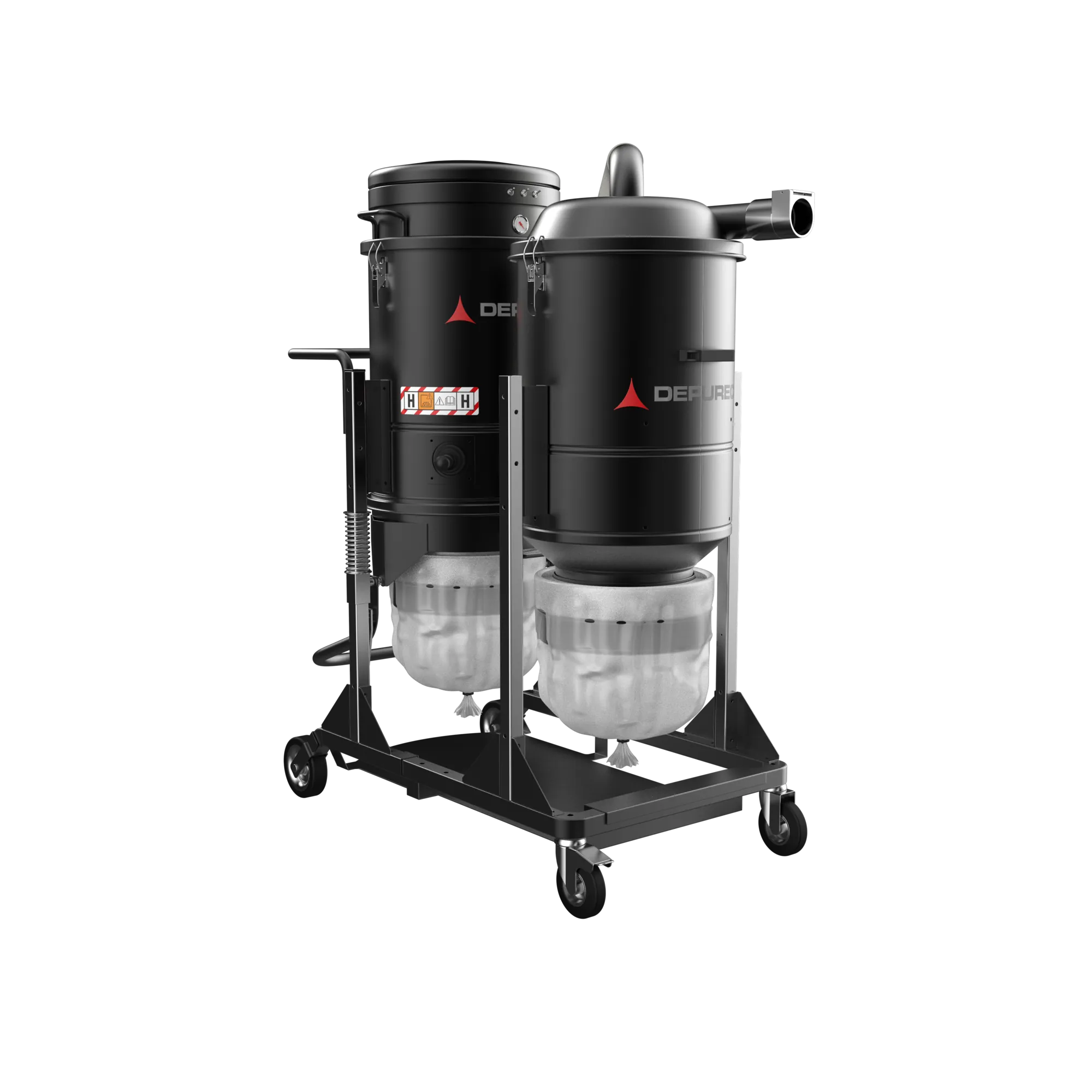 COMBO industrial vacuum with integrated preseparator