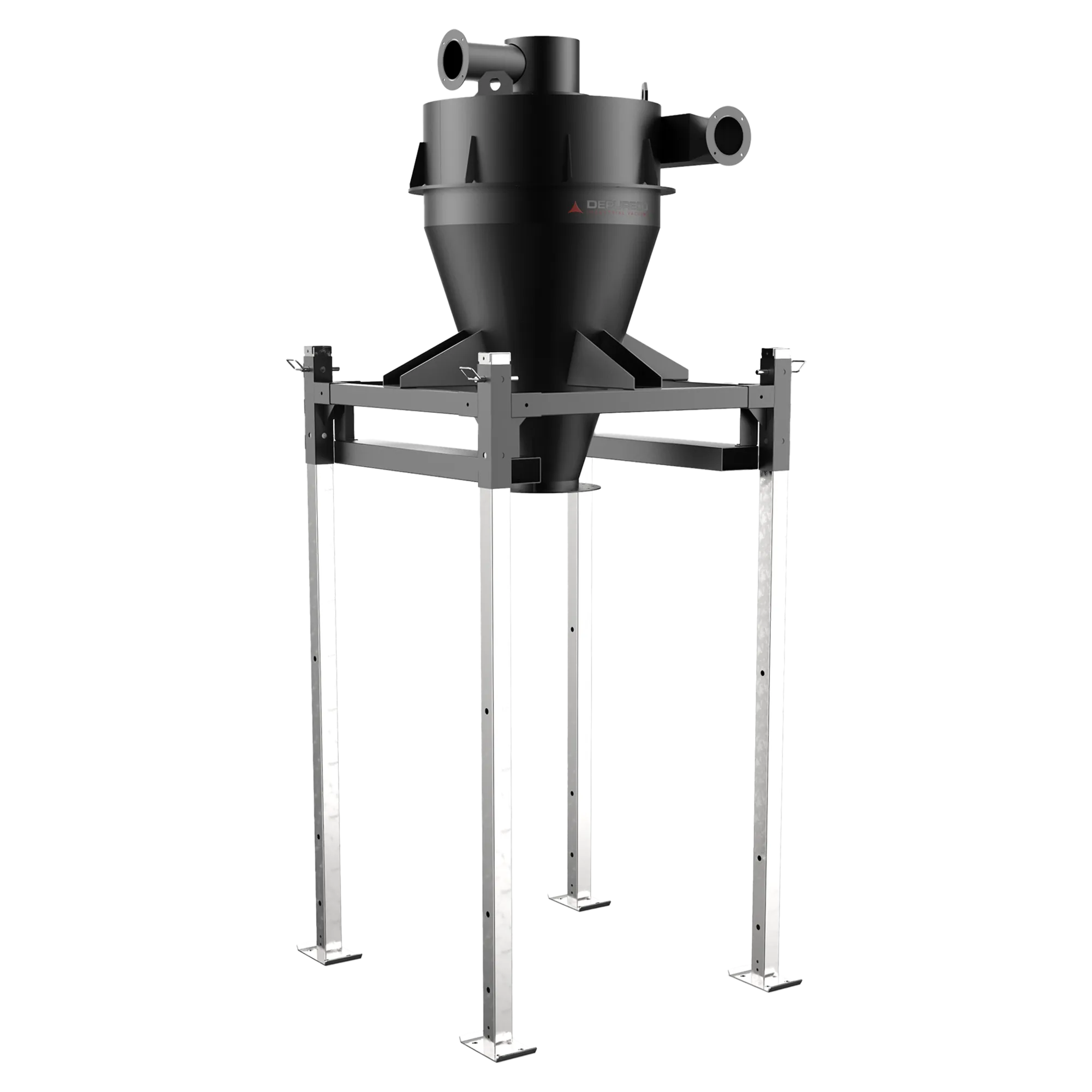 Cyclonic Hopper 390 hopper for unloading into a big-bag