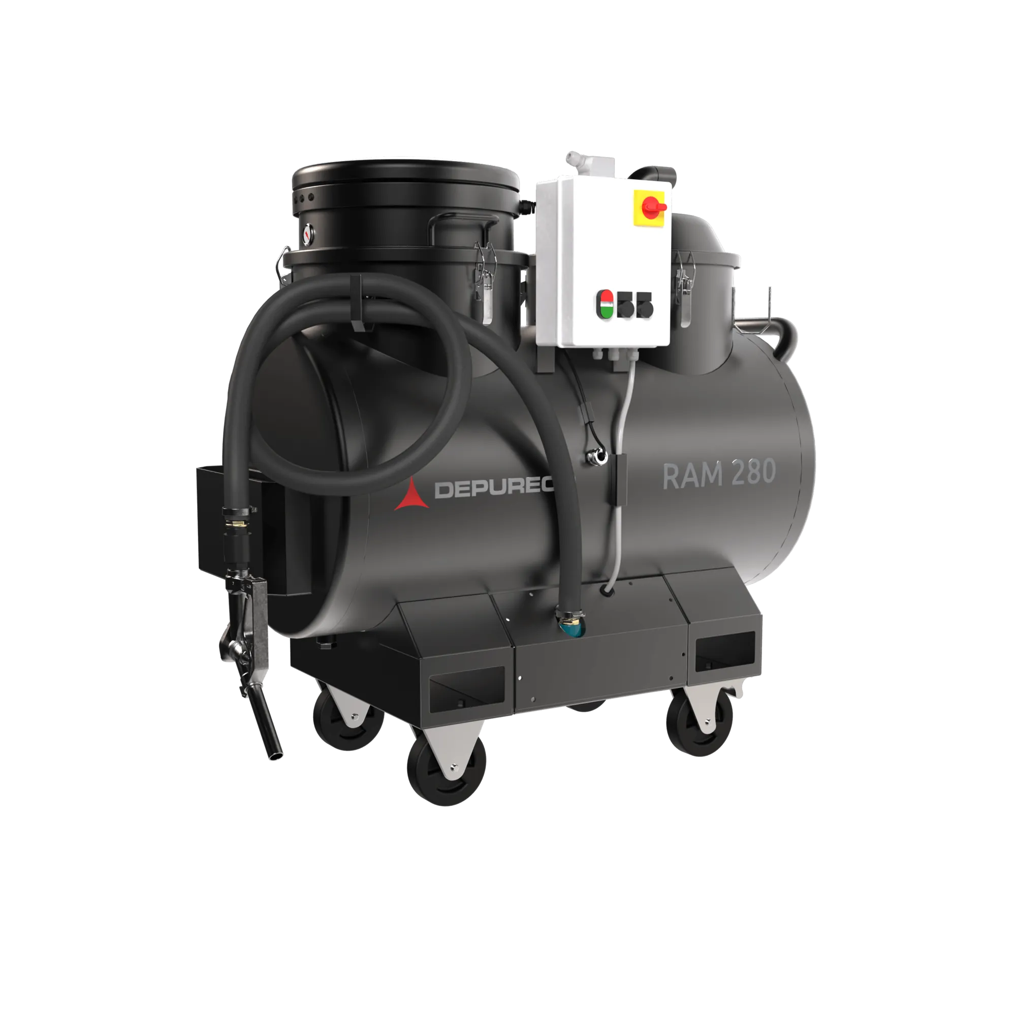RAM OIL 280 MP industrial vacuum for maintenance of cnc machinery