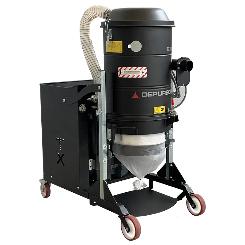 TX JC LP TAN industrial vacuum cleaner with adjustable bag collection