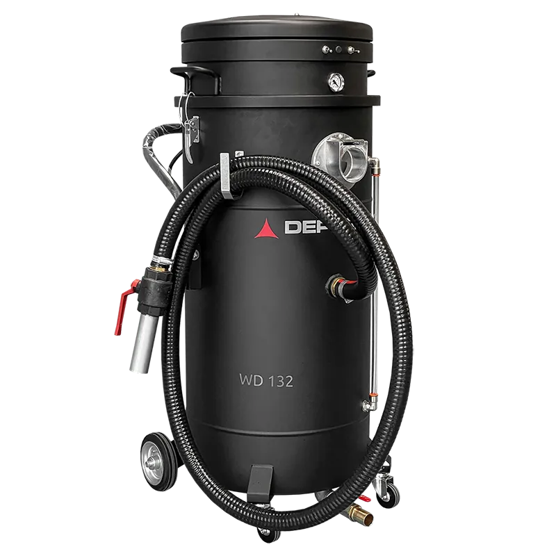 WD 132 P industrial vacuum cleaner for liquids with simultaneous discharge pump