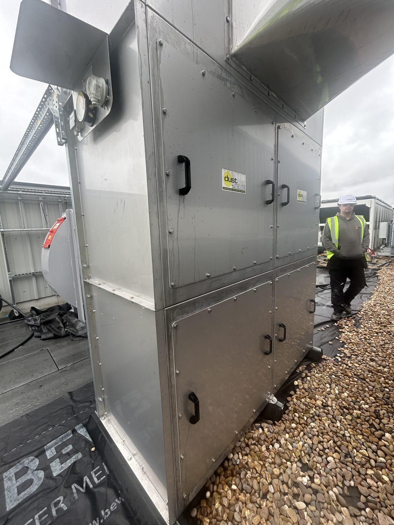 Fume extraction of fertiliser and other chemical, project photo 2