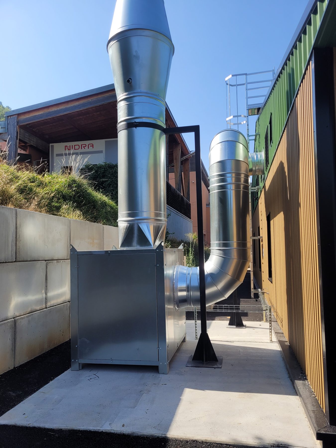Centralised welding extraction system, project photo 2