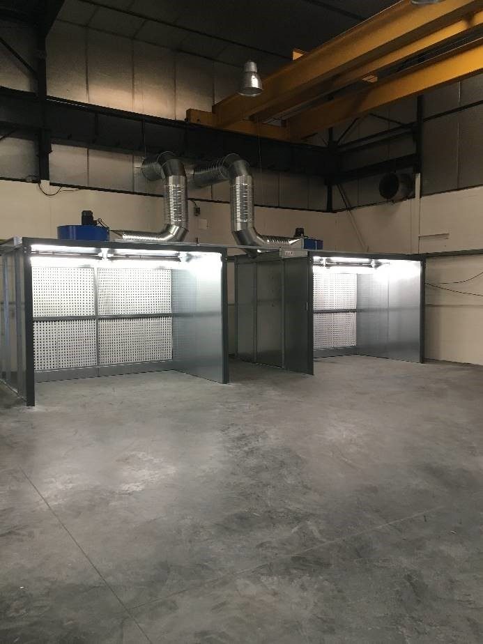 Standard Painting booth, project photo 2