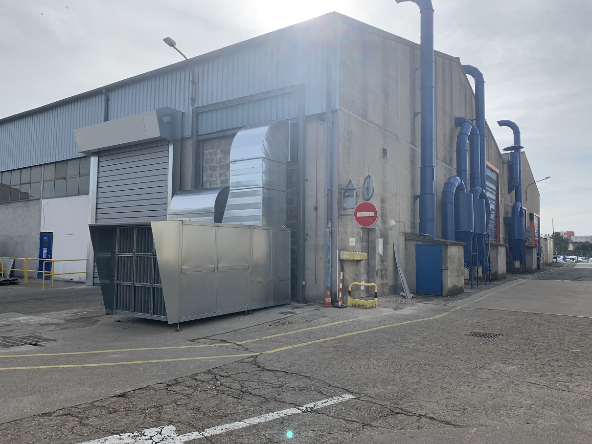 Pressurised paint booths, project photo 1