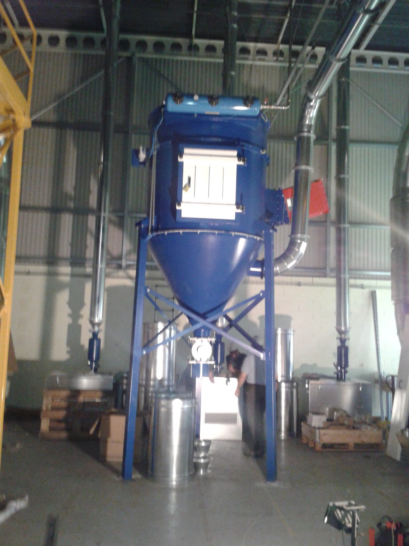 High vacuum system for medical dust, project photo 2