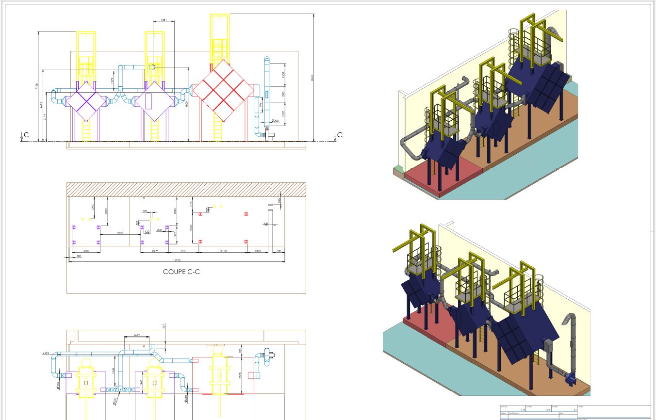 VOC absorption system for Perchloroethylene for a manufacturer of overseals for injectable pharma applications, project photo 2