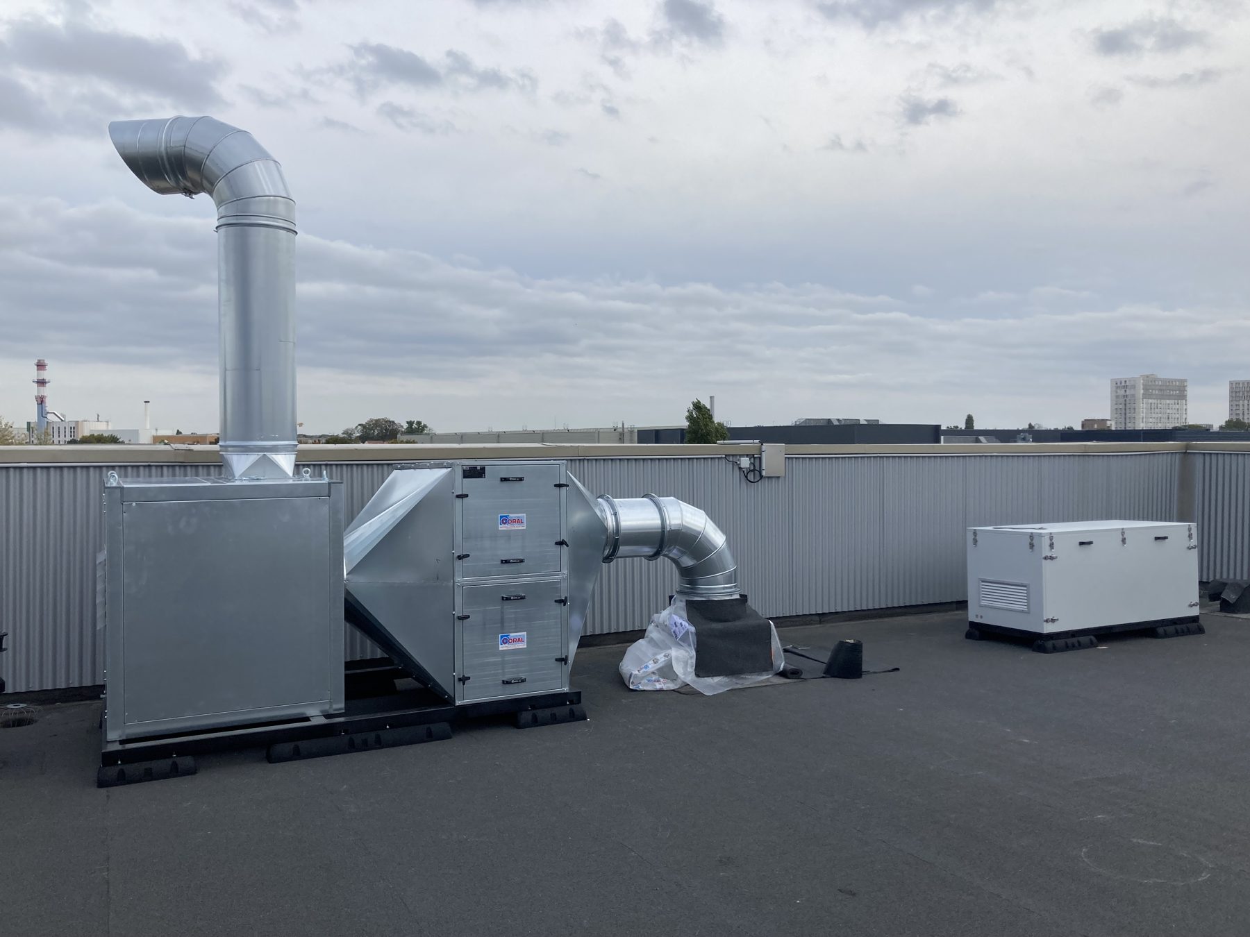Centralised welding fumes extraction for training school, project photo 2