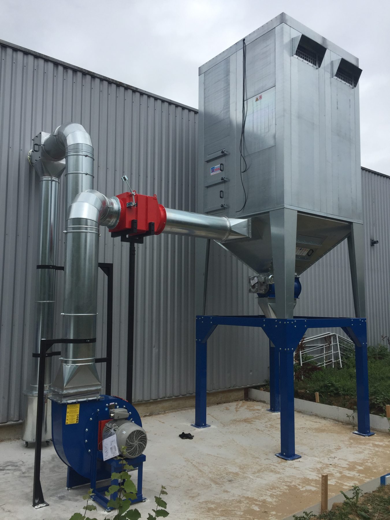 ATEX wood extraction for a stand manufacturer, project photo 2