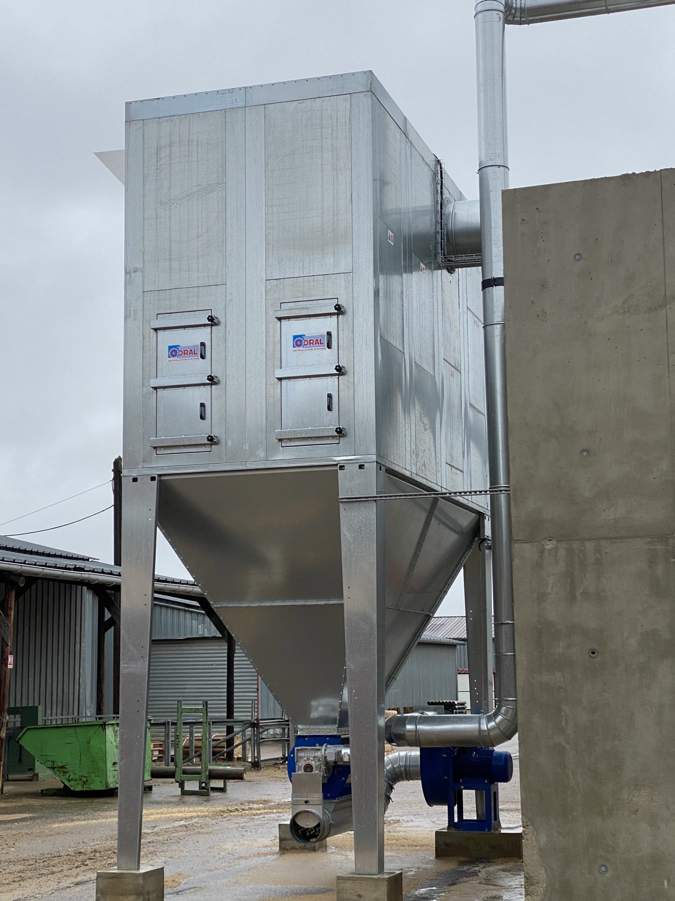 ATEX wood extraction a sawmill belonging to a manufacturer of wooden outdoor furnishings, project photo 2