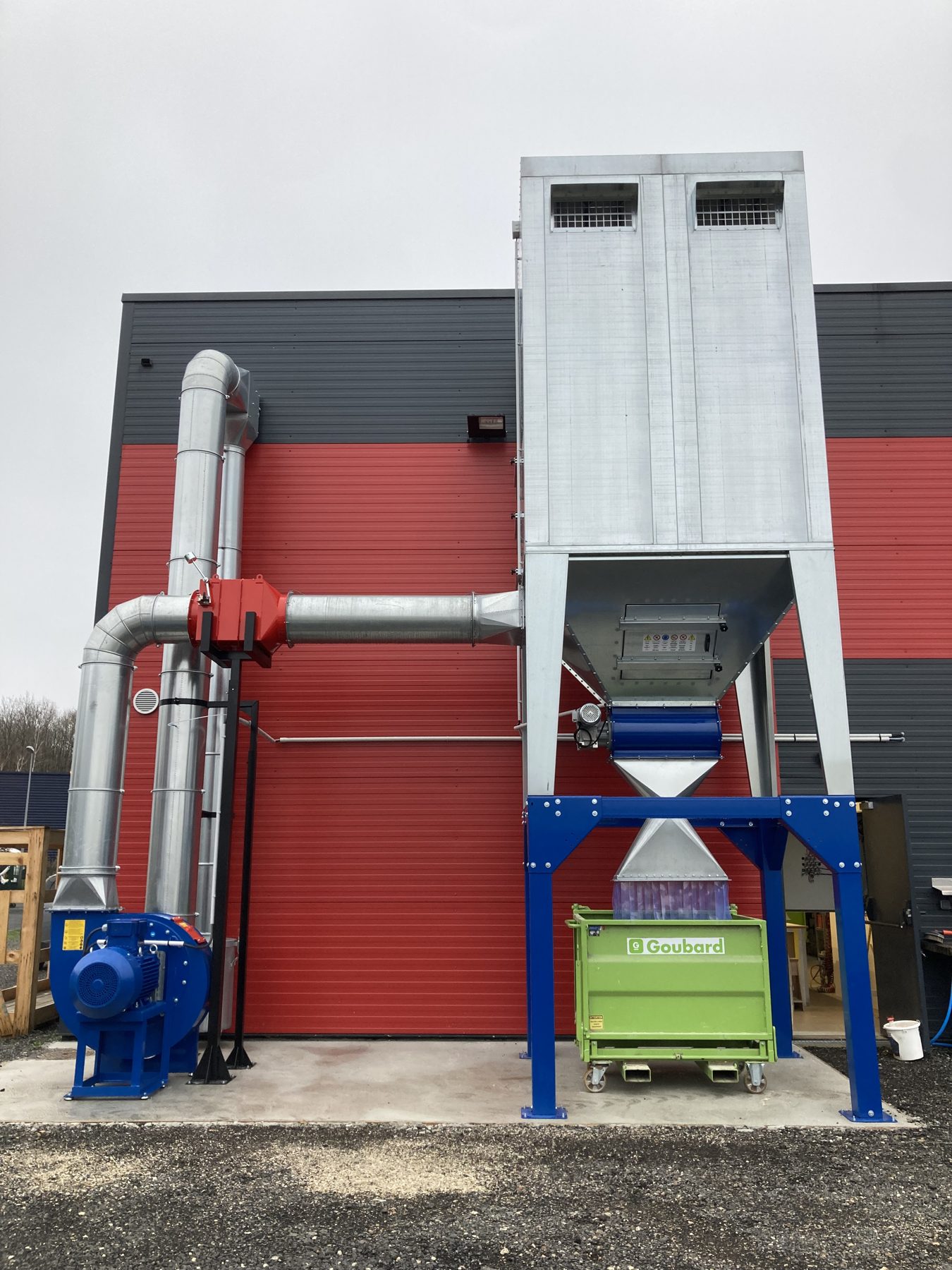 ATEX wood extraction for a wooden furniture manufacturer, project photo 2