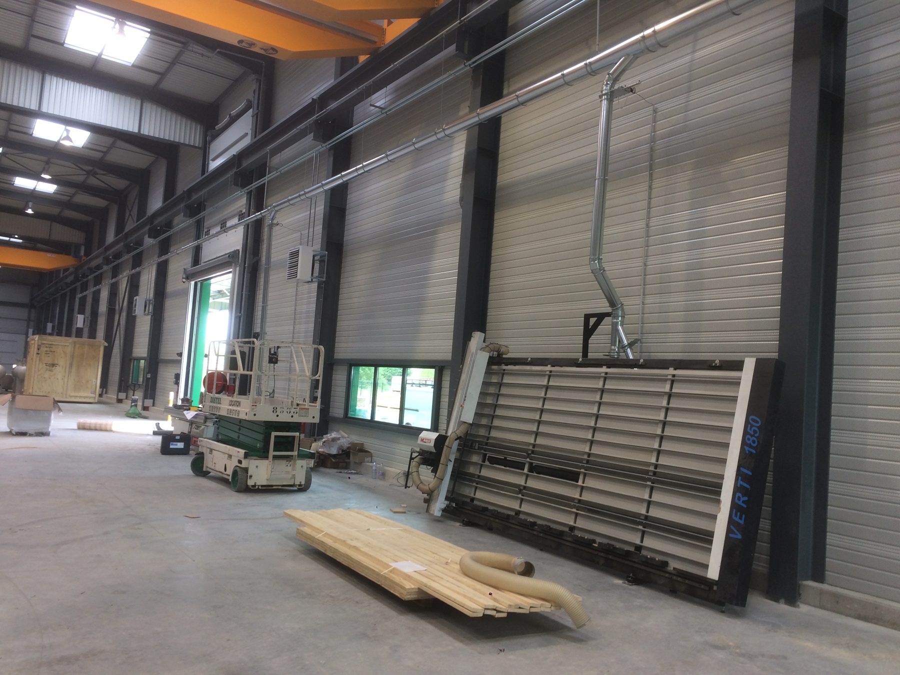 ATEX wood extraction for industrial wood packaging and case making, project photo 2