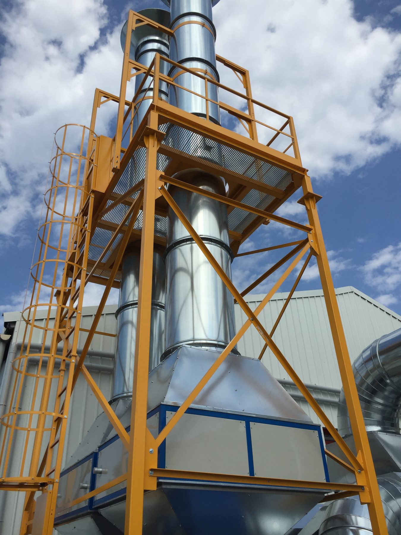 Compensation of air extraction from machining, project photo 2
