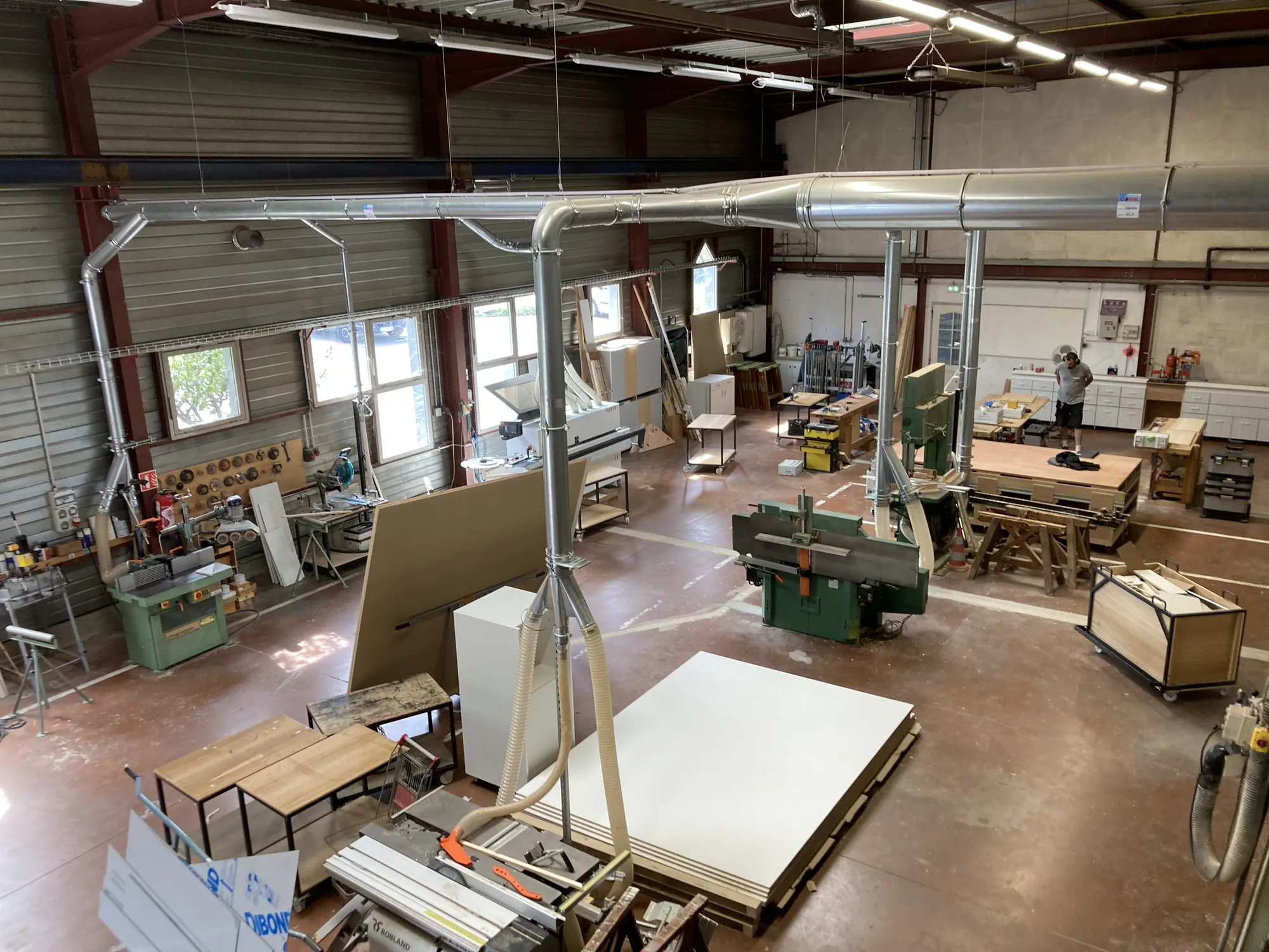 Joinery wood dust extraction, project photo 2