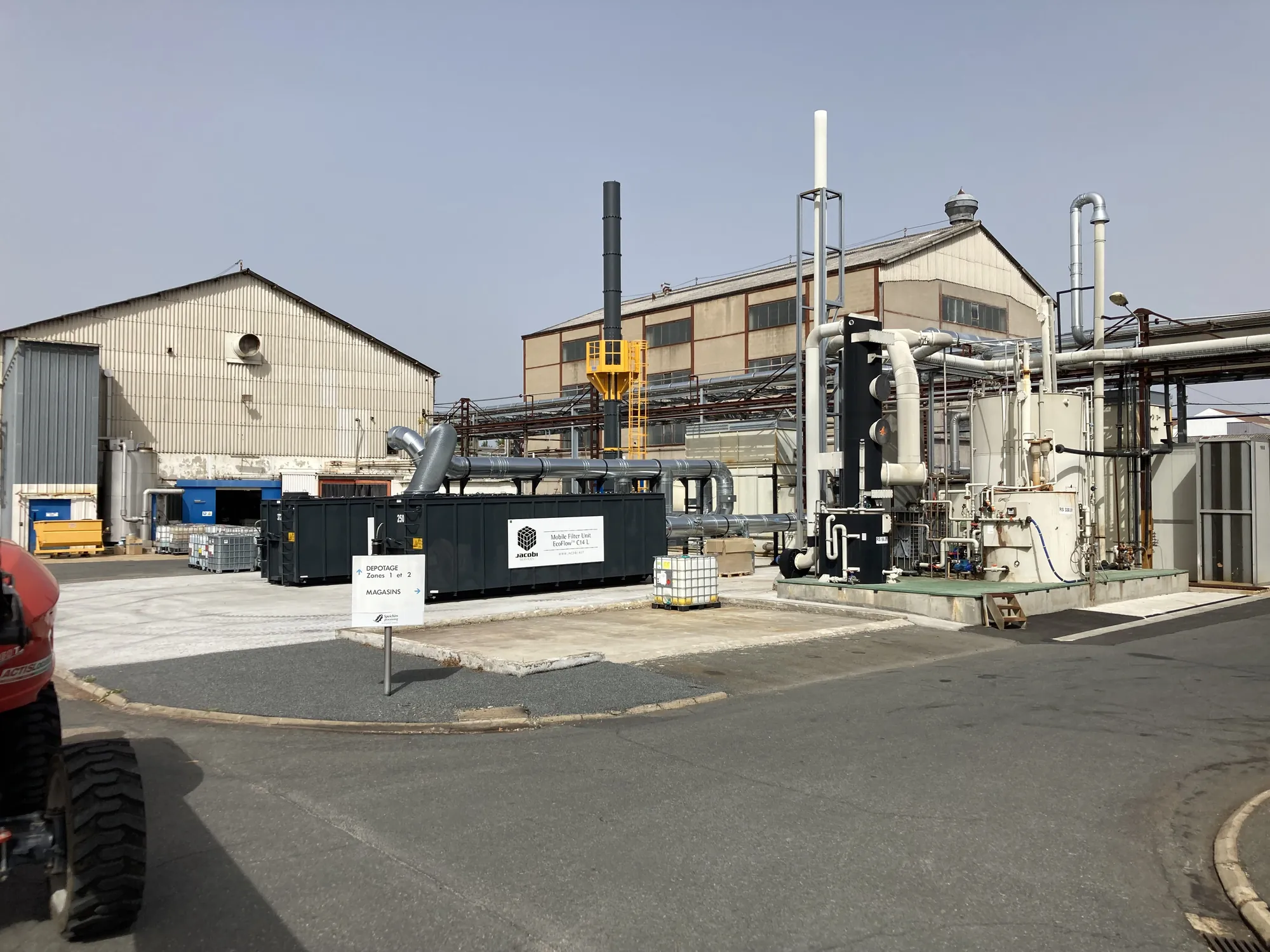 VOC treatment with activated carbon, project photo 2