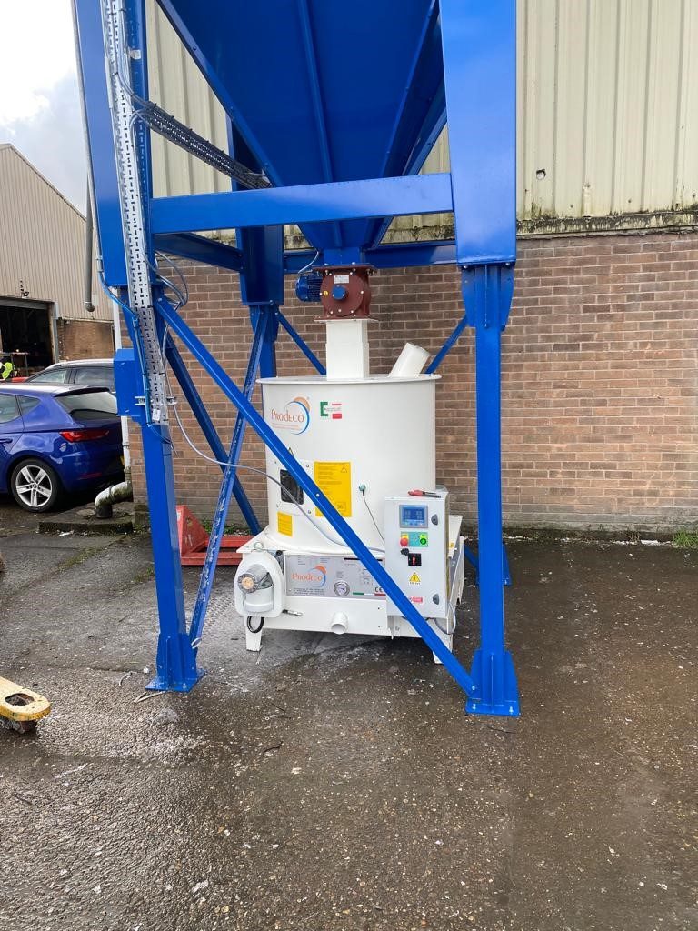 ATEX Paper shredding dust extraction for recycling industry, project photo 3