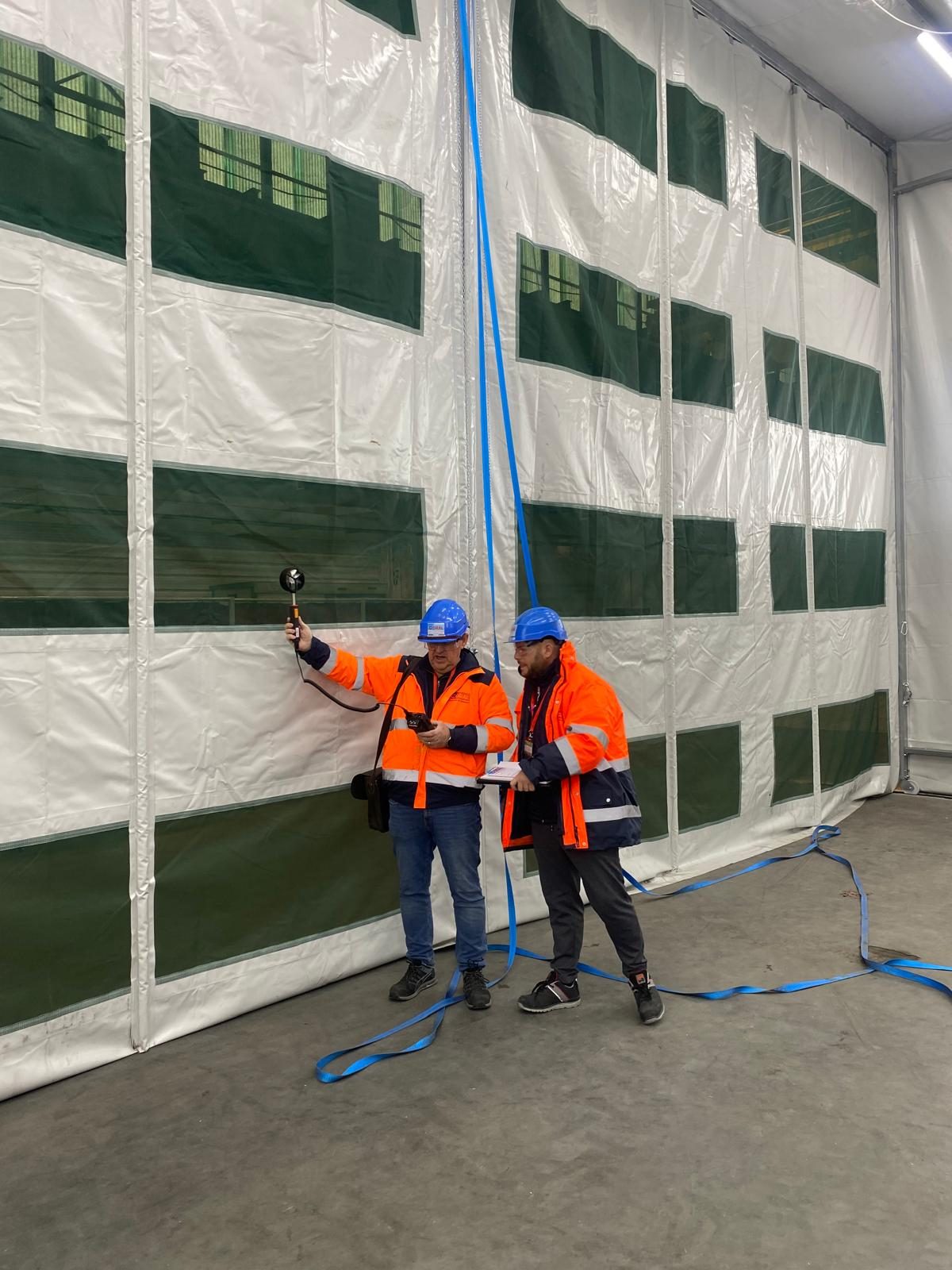 2 Retractable grinding tunnels for steel components in the nuclear sector, project photo 3