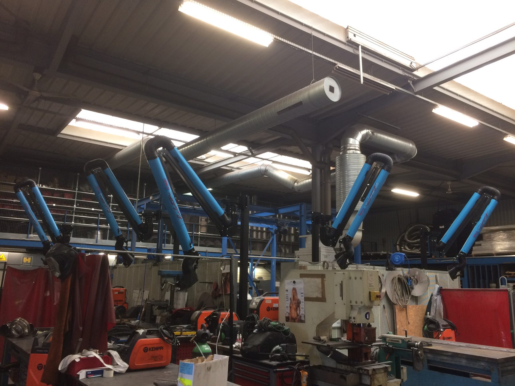Arms for welding fumes, project photo 3