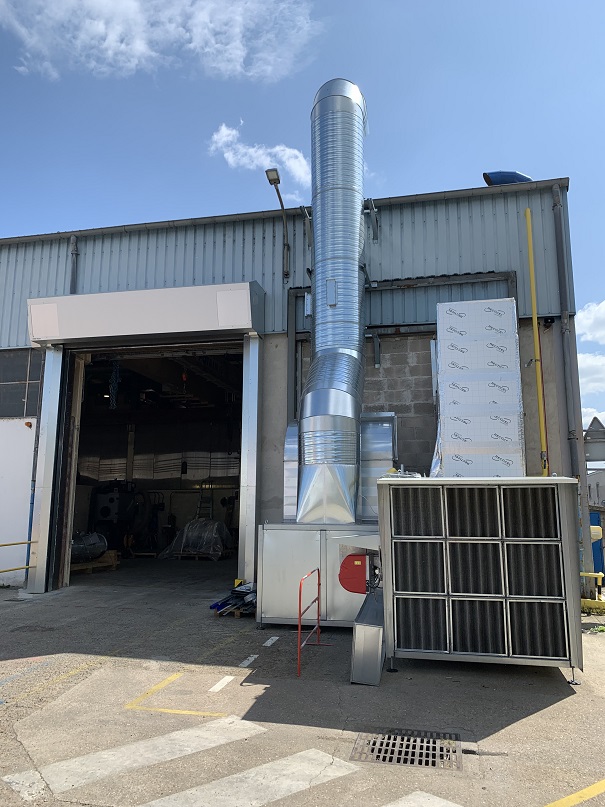 Pressurised paint booths, project photo 2