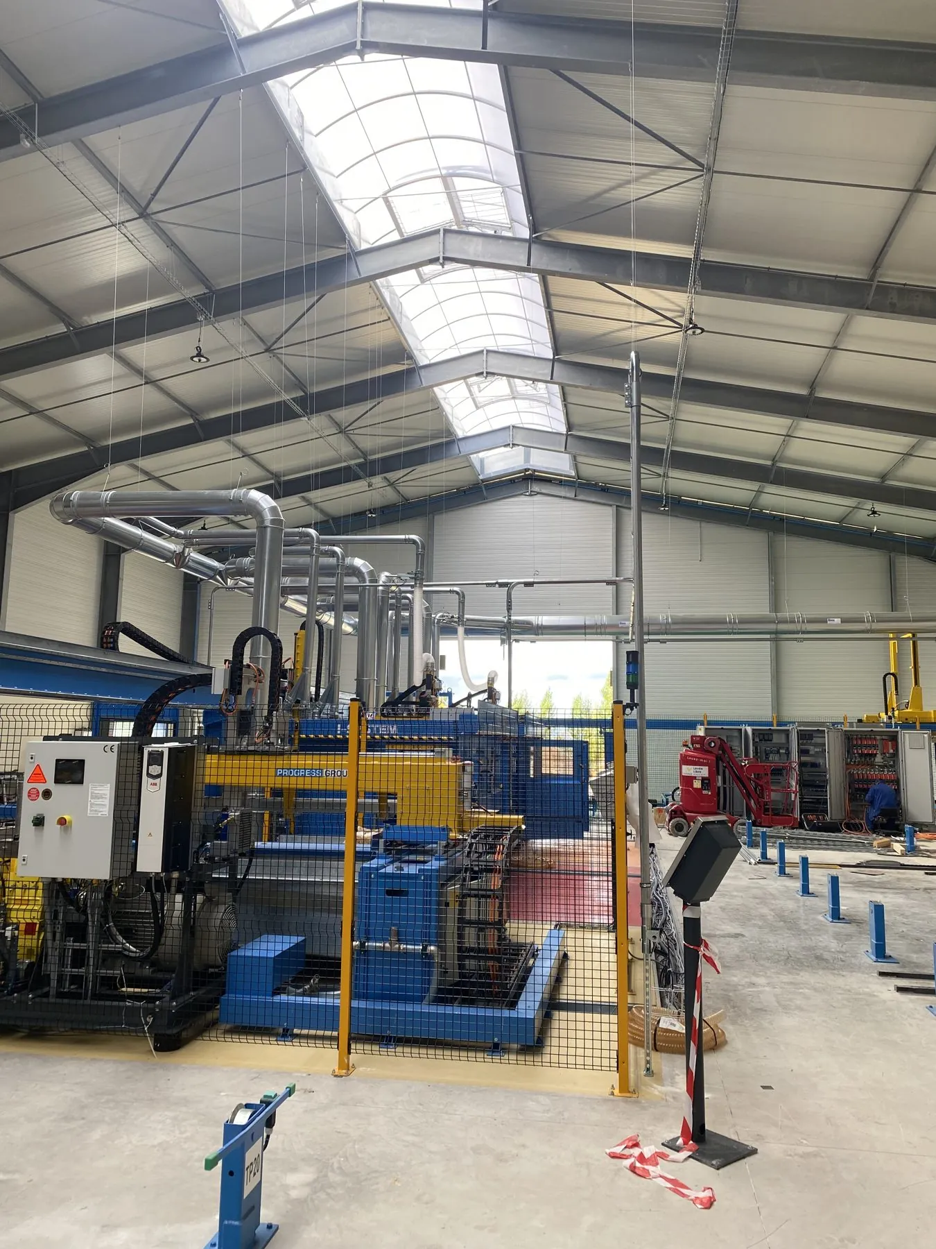 ATEX system for wooden formwork for a cement works and a vacuum cleaner system for cleaning, project photo 3