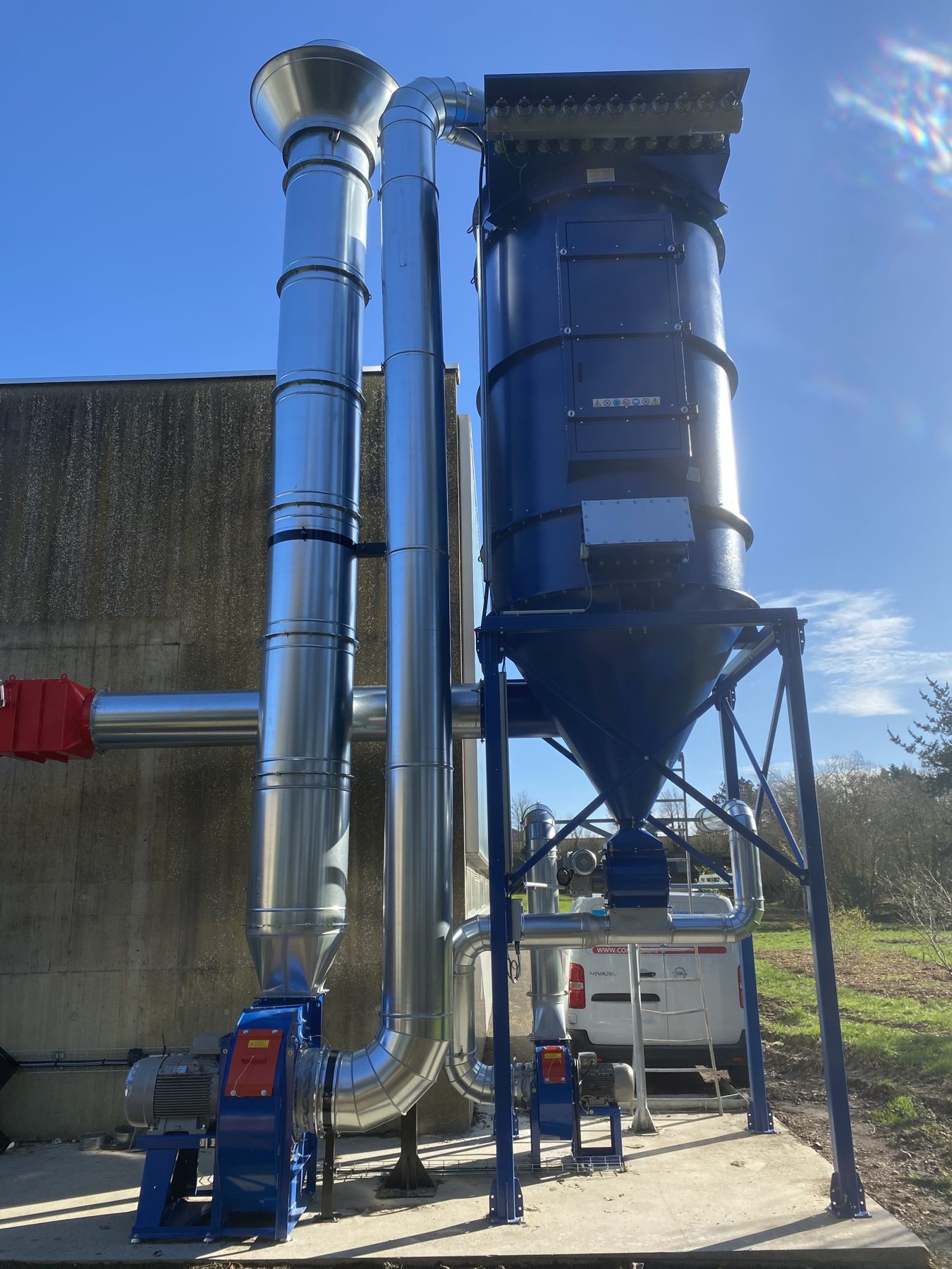 ATEX wood extraction system for a school, project photo 3