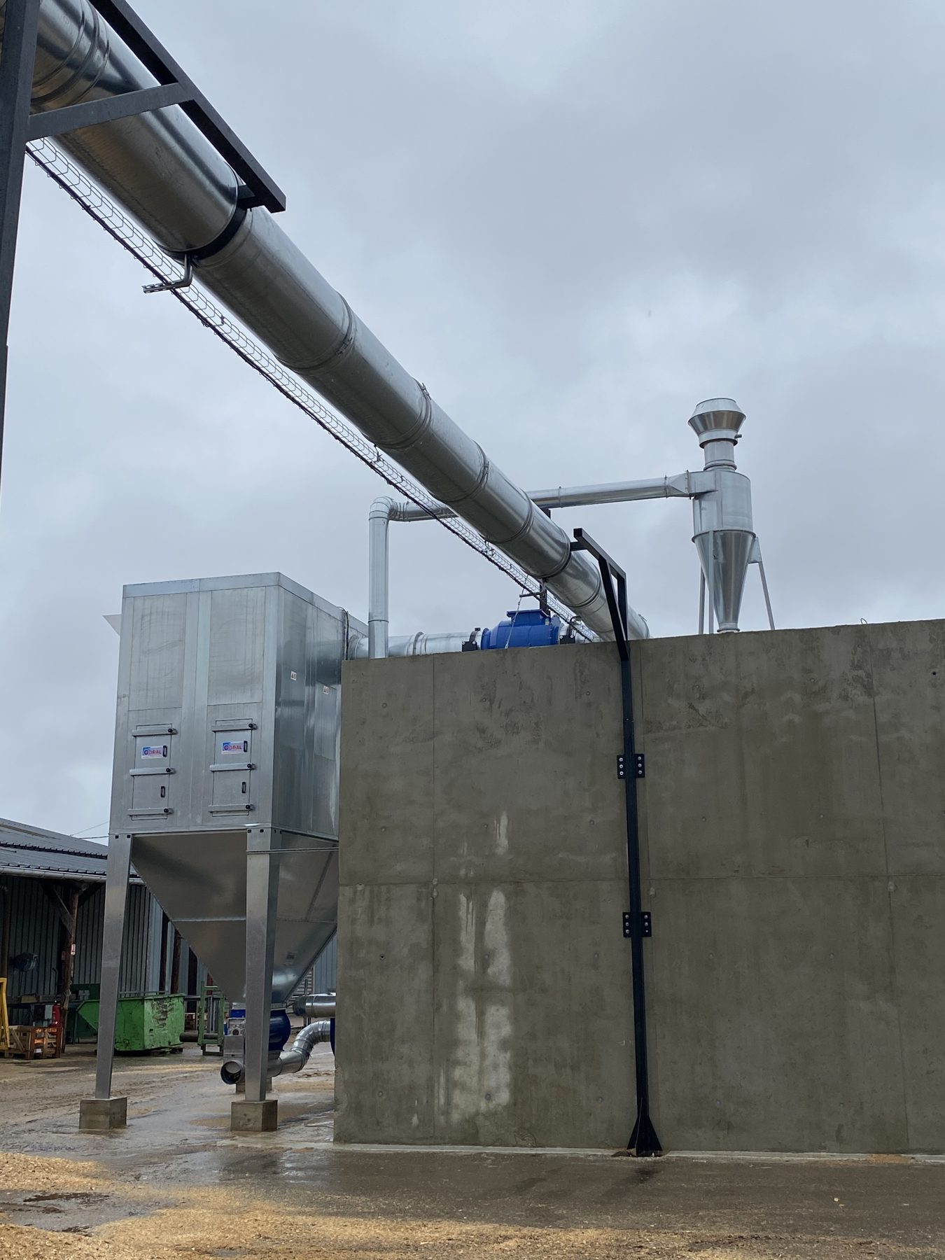 ATEX wood extraction a sawmill belonging to a manufacturer of wooden outdoor furnishings, project photo 3