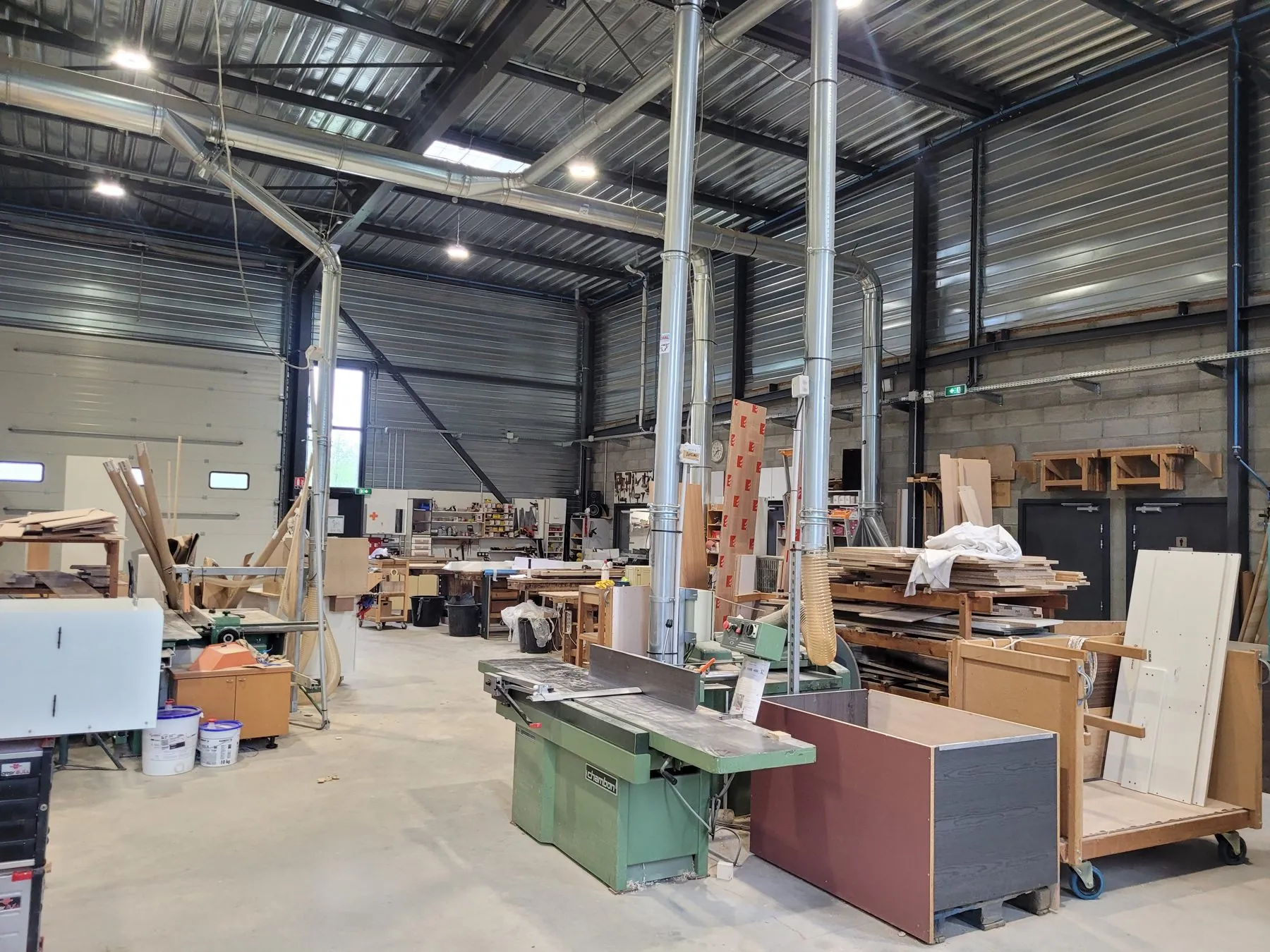 ATEX wood extraction for a wooden furniture manufacturer, project photo 3