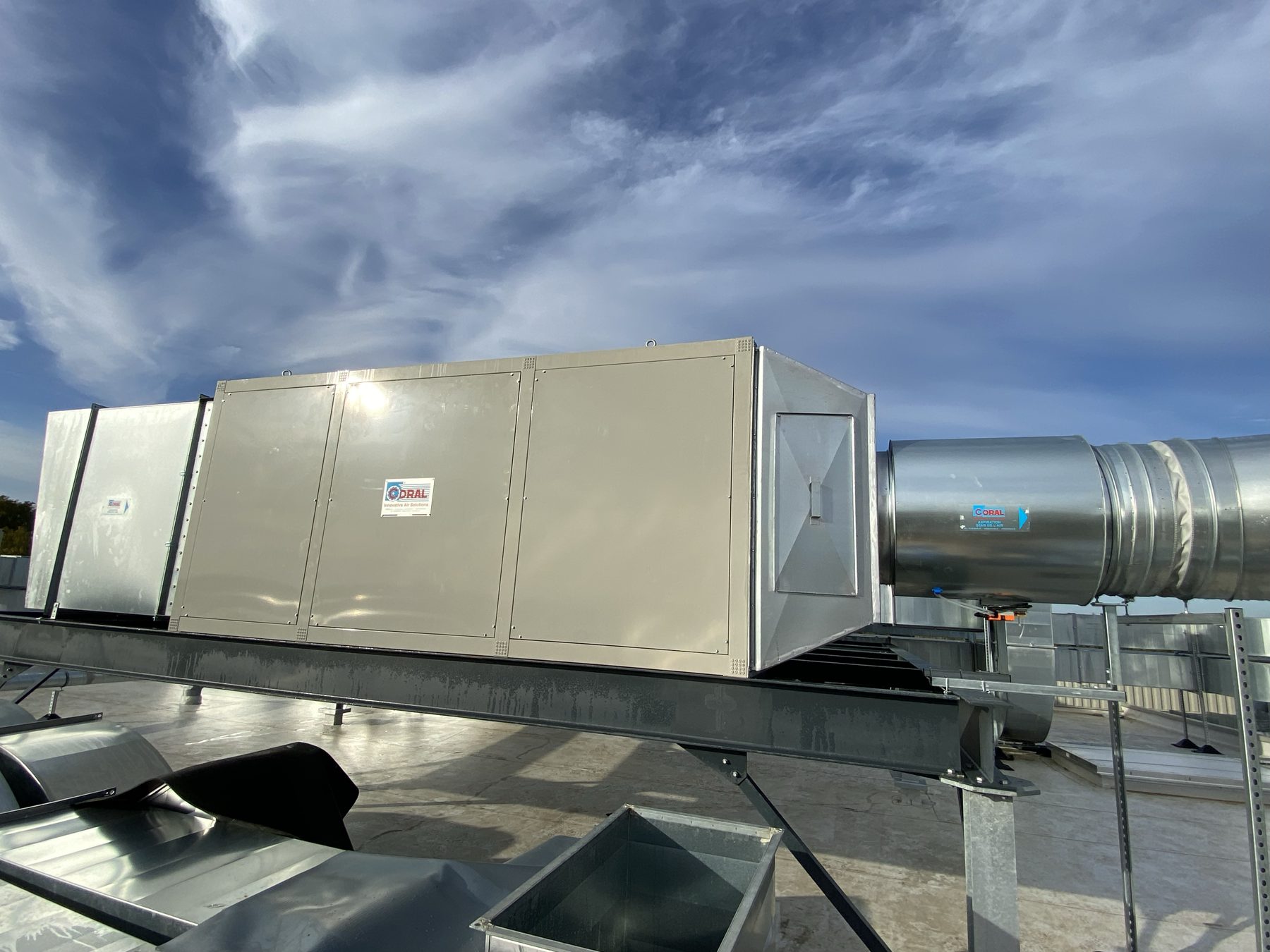 General ventilation (extraction of 3 lines / insuflation), project photo 3