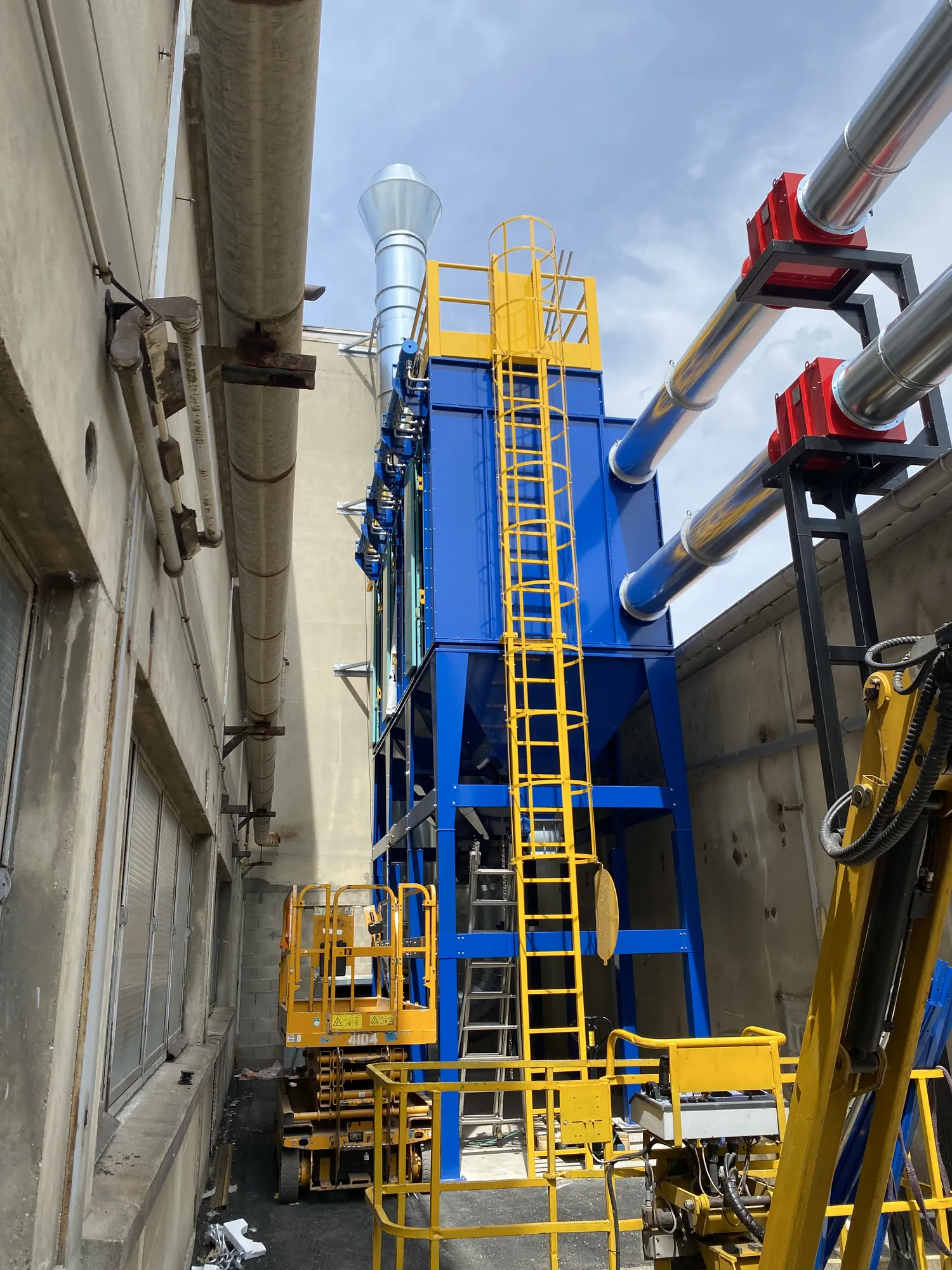Waste dust packaging line, project photo 3