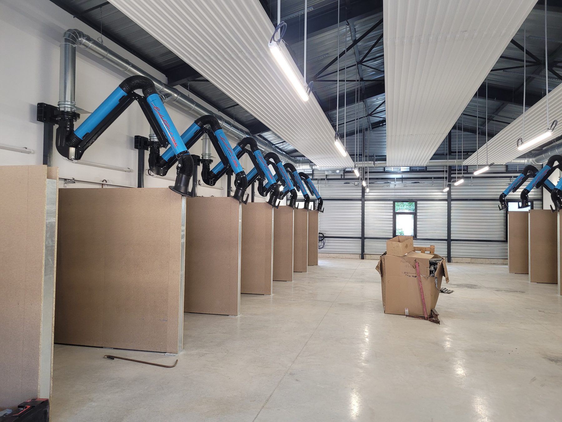 Centralised welding extraction system, project photo 4