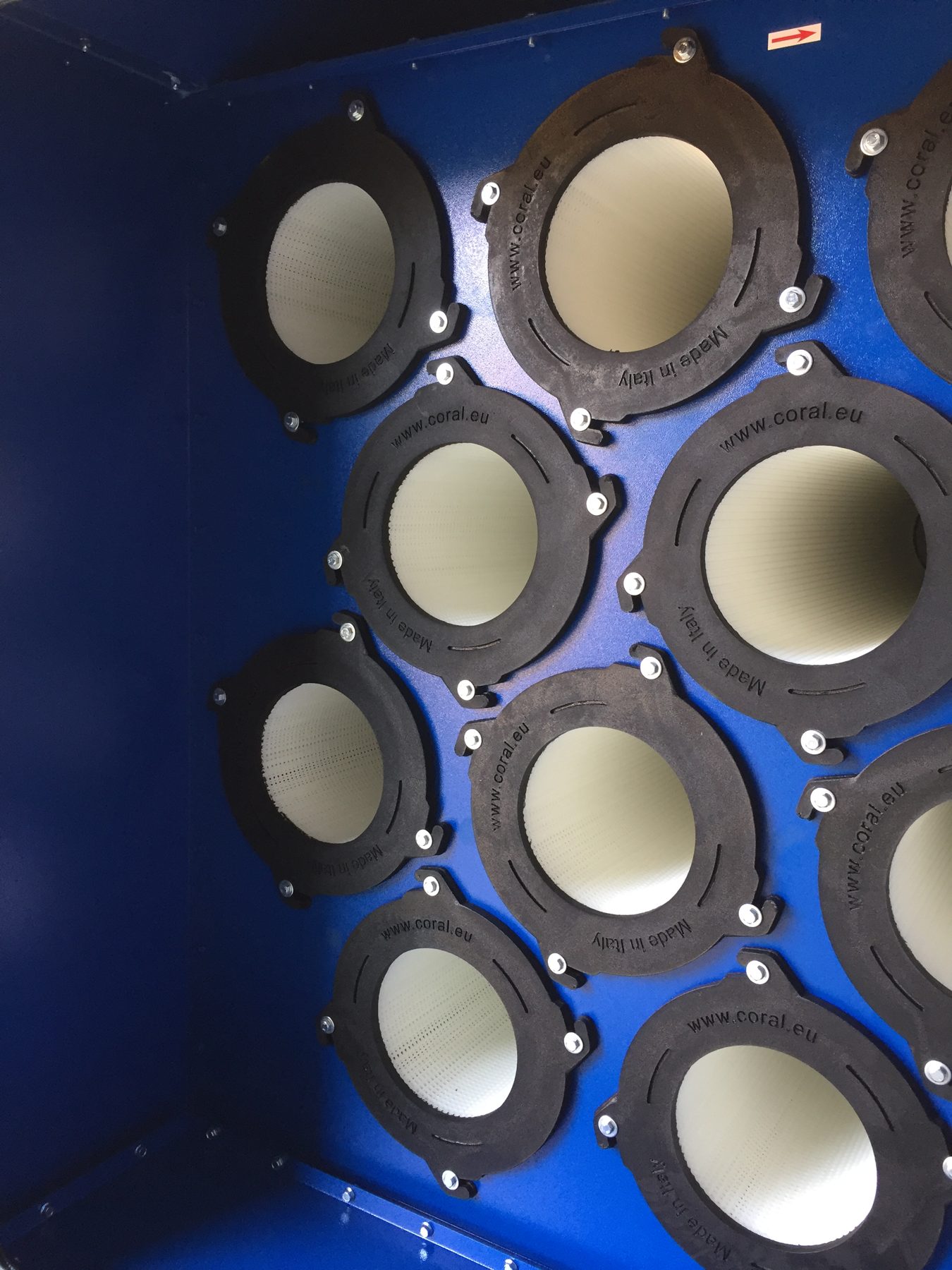 Centralised extraction system of rubber extrusion fumes and mixing dust, project photo 4