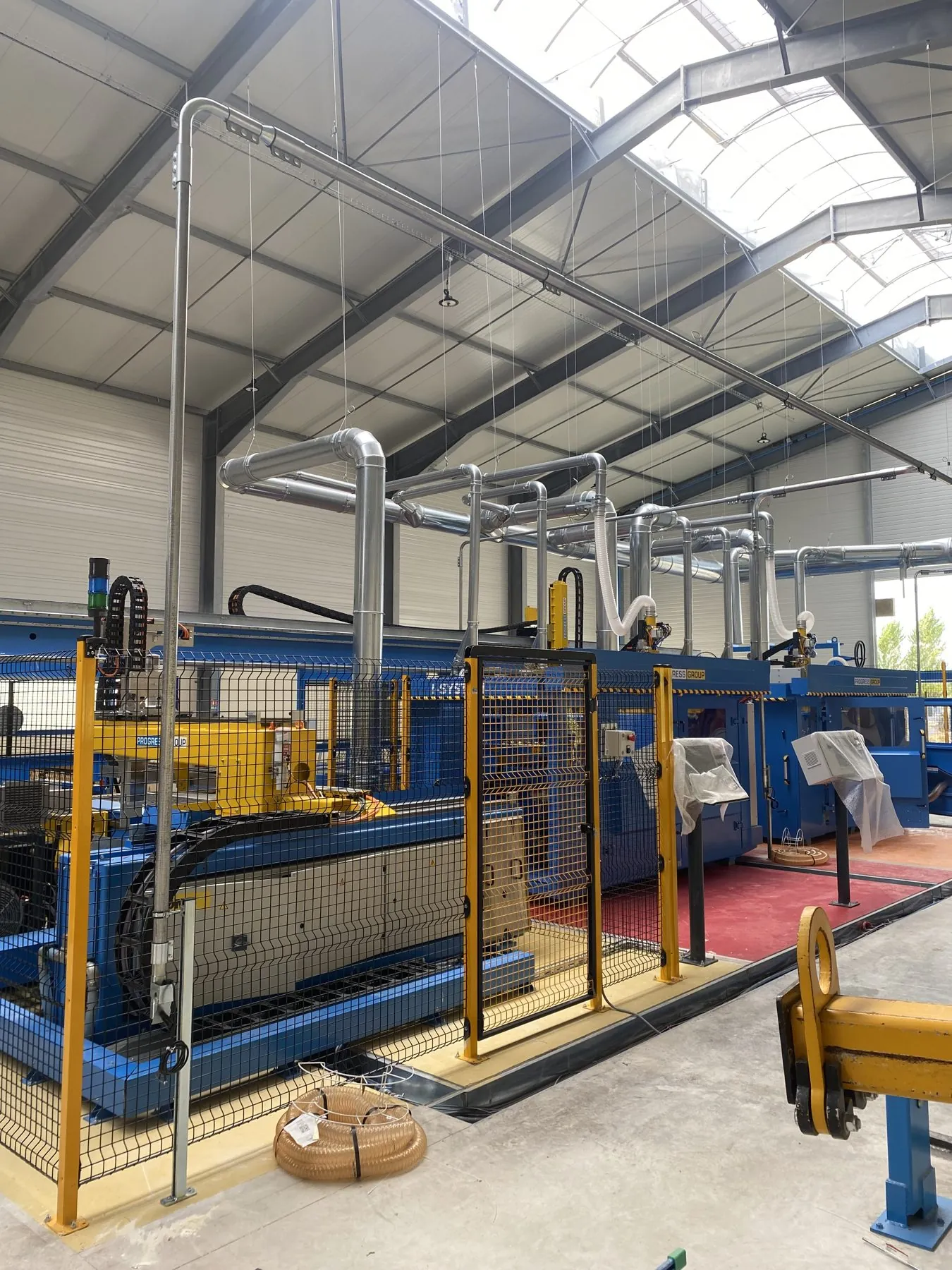 ATEX system for wooden formwork for a cement works and a vacuum cleaner system for cleaning, project photo 4