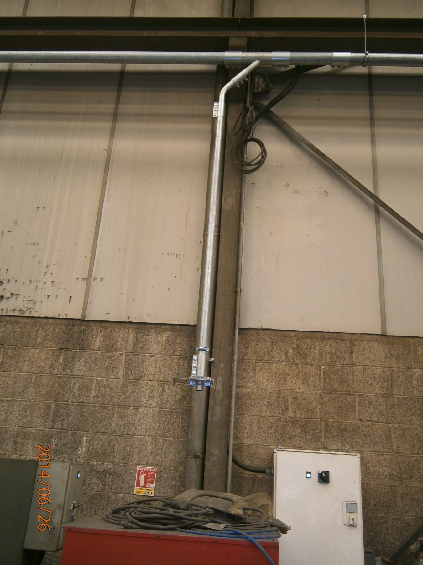 High vacuum system for medical dust, project photo 4