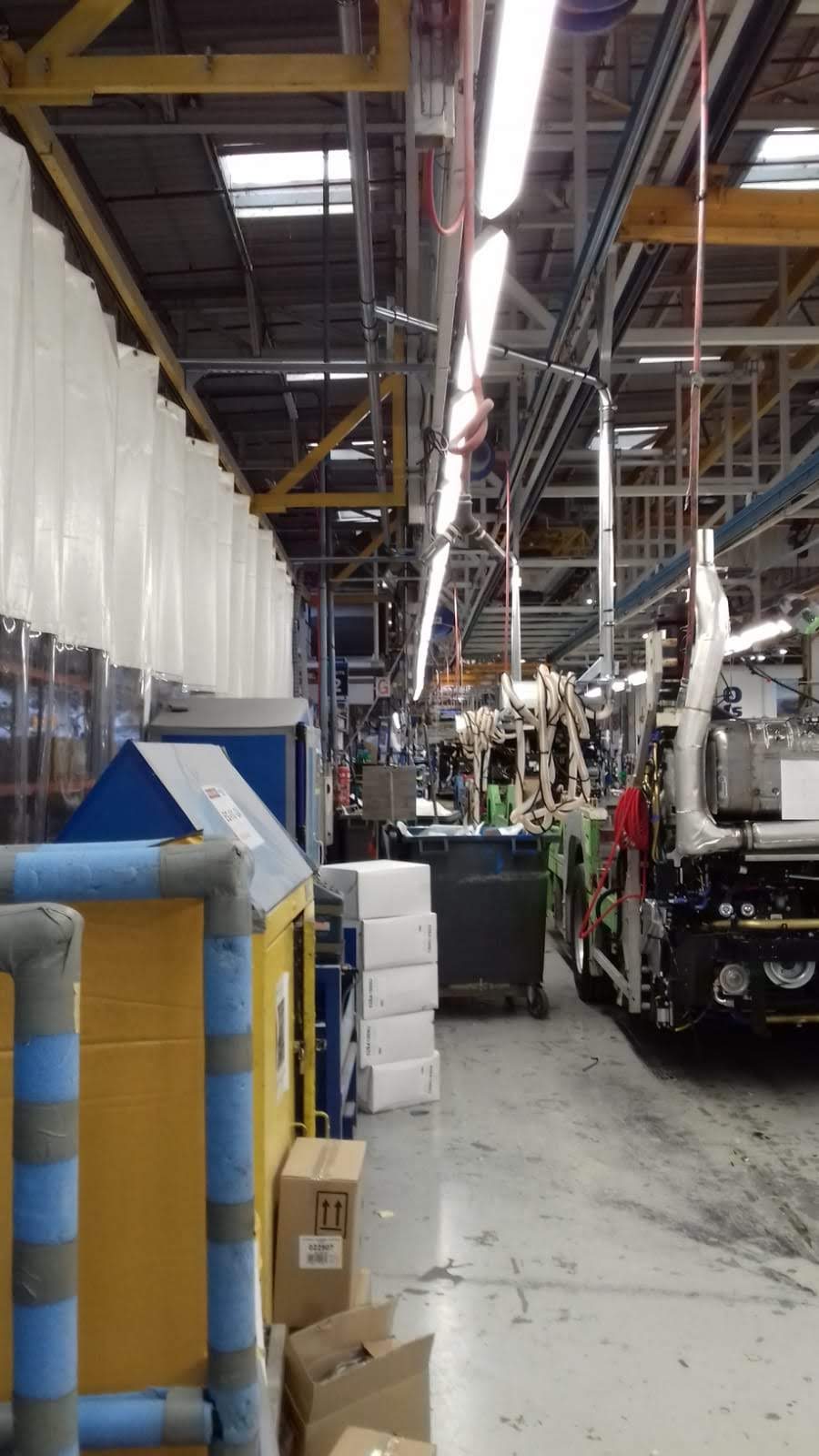 High vacuum system for a bus factory, project photo 4