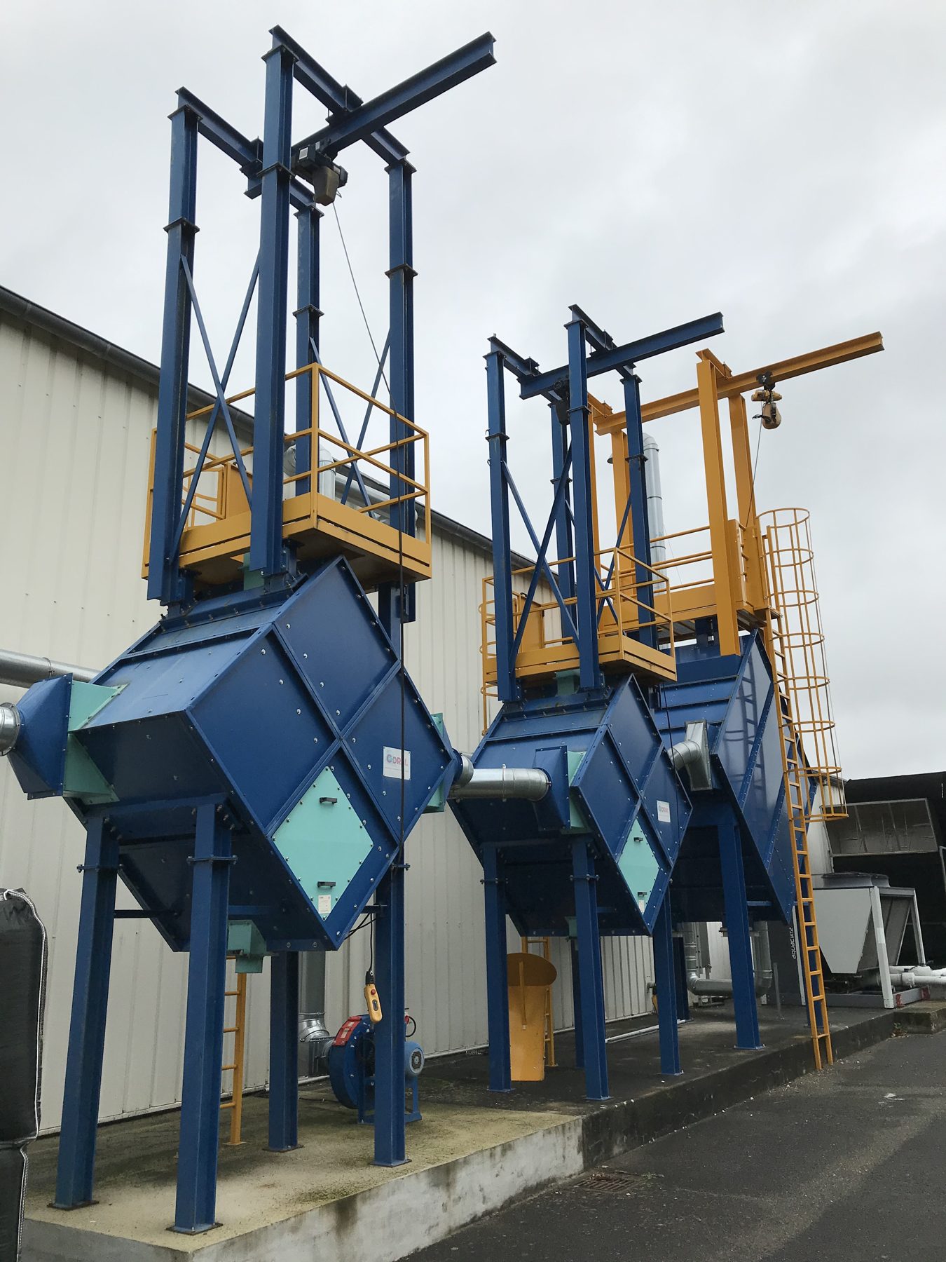 VOC absorption system for Perchloroethylene for a manufacturer of overseals for injectable pharma applications, project photo 4