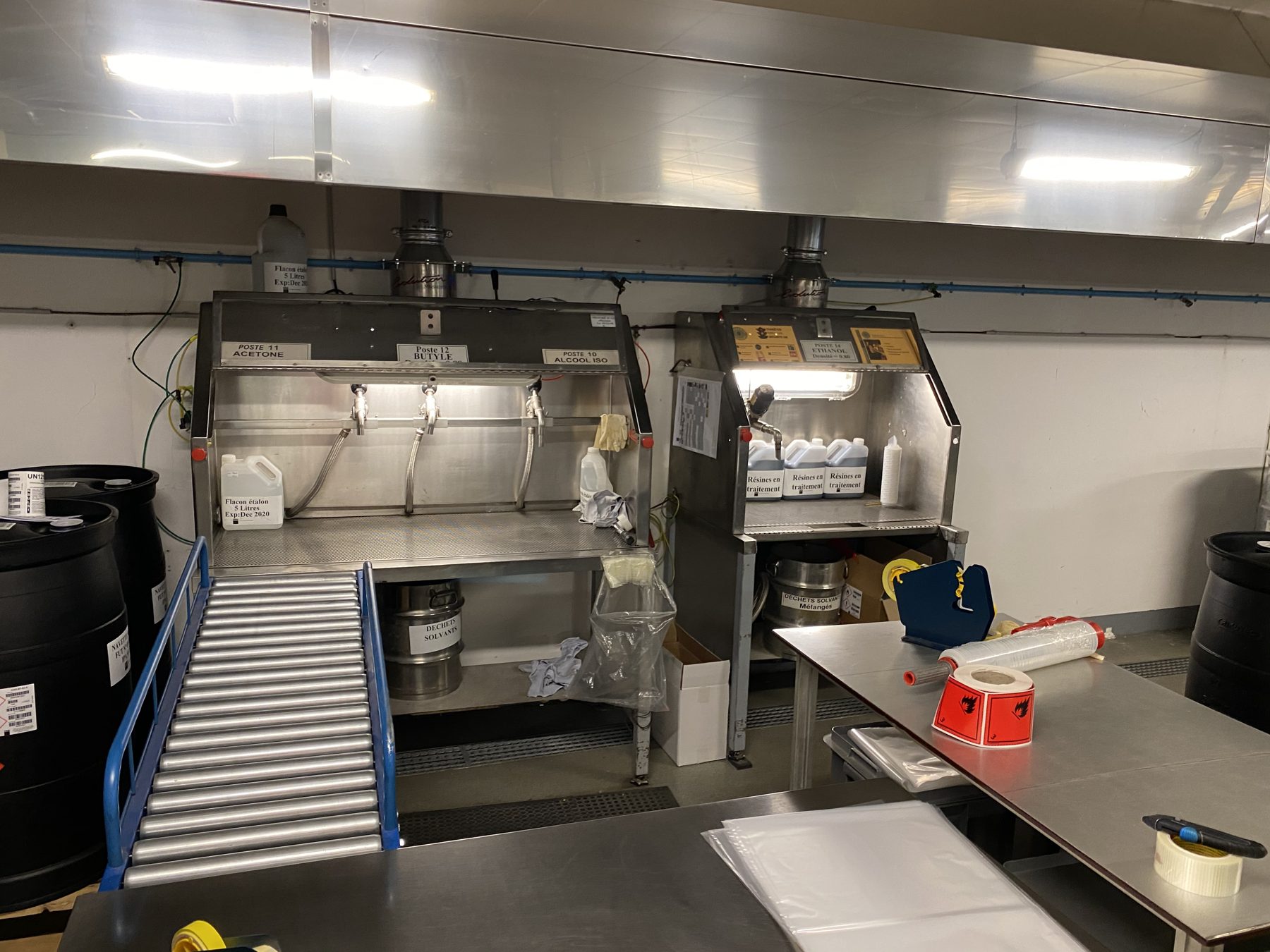 Acid extraction system for ammonia vapour, project photo 4