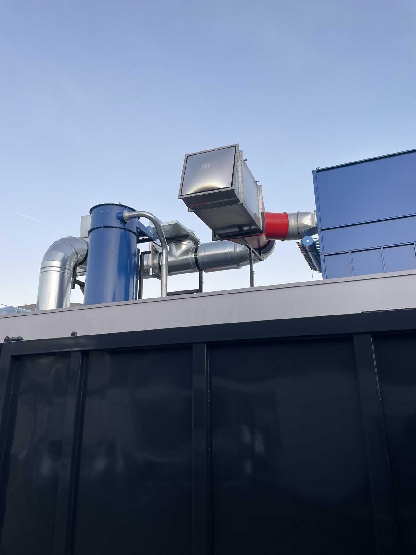 ATEX wood extraction system for municipal technical centre, project photo 4