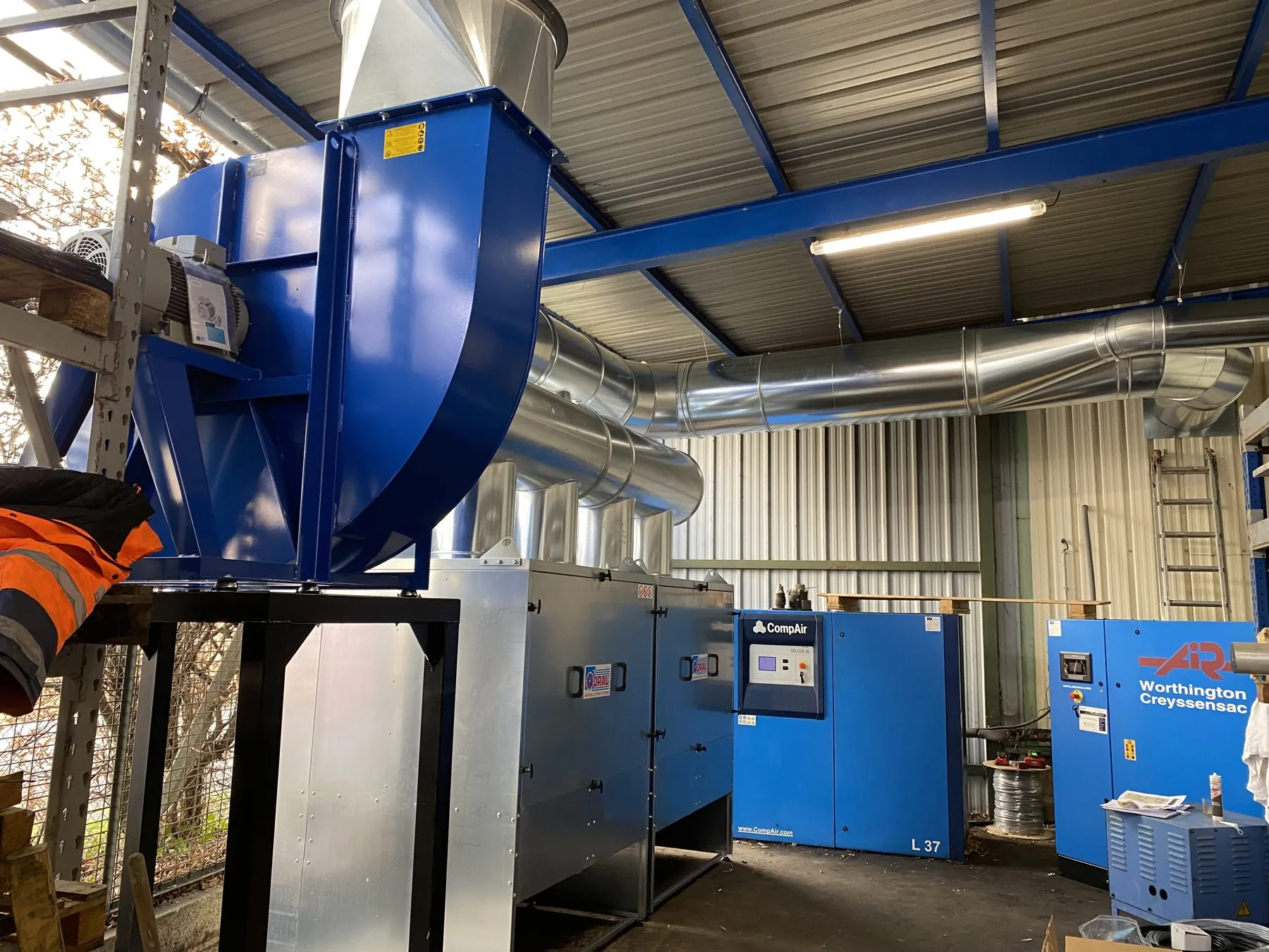 Oil mist EXTRACTION system for machining, project photo 4
