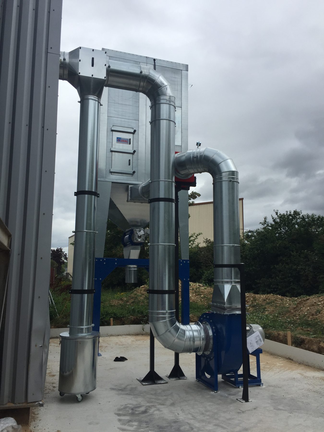 ATEX wood extraction for a stand manufacturer, project photo 4