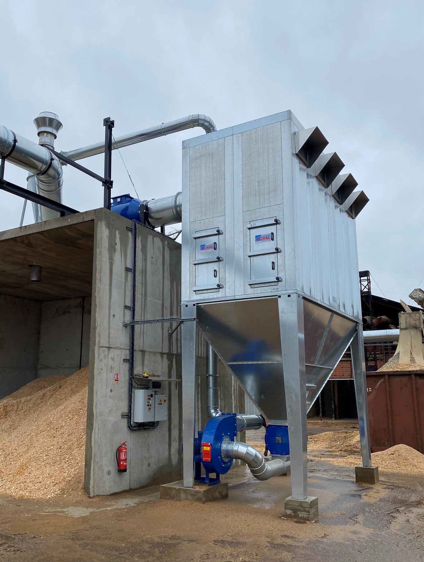 ATEX wood extraction a sawmill belonging to a manufacturer of wooden outdoor furnishings, project photo 4
