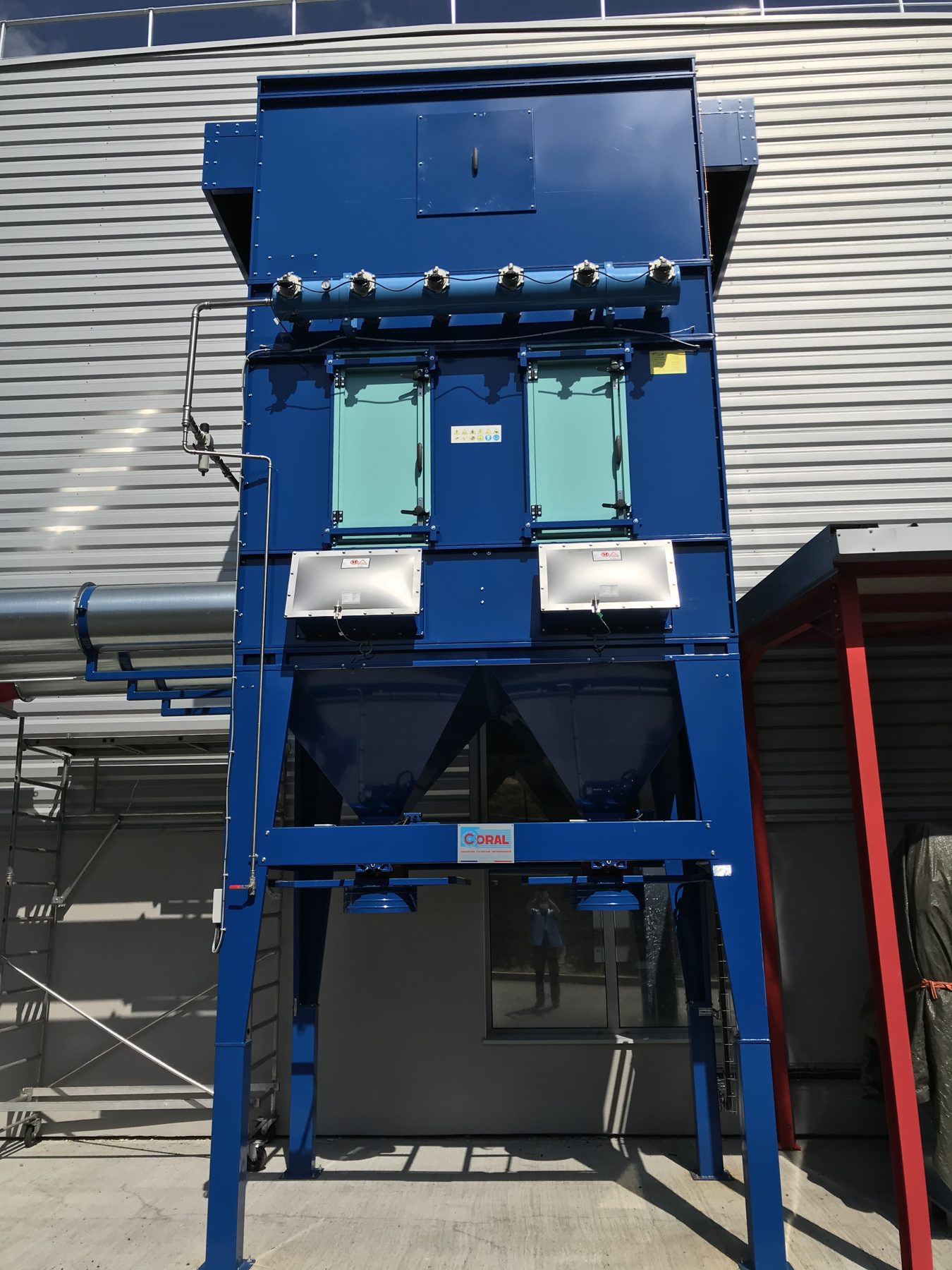 ATEX aluminium / steel cuting extraction, project photo 4
