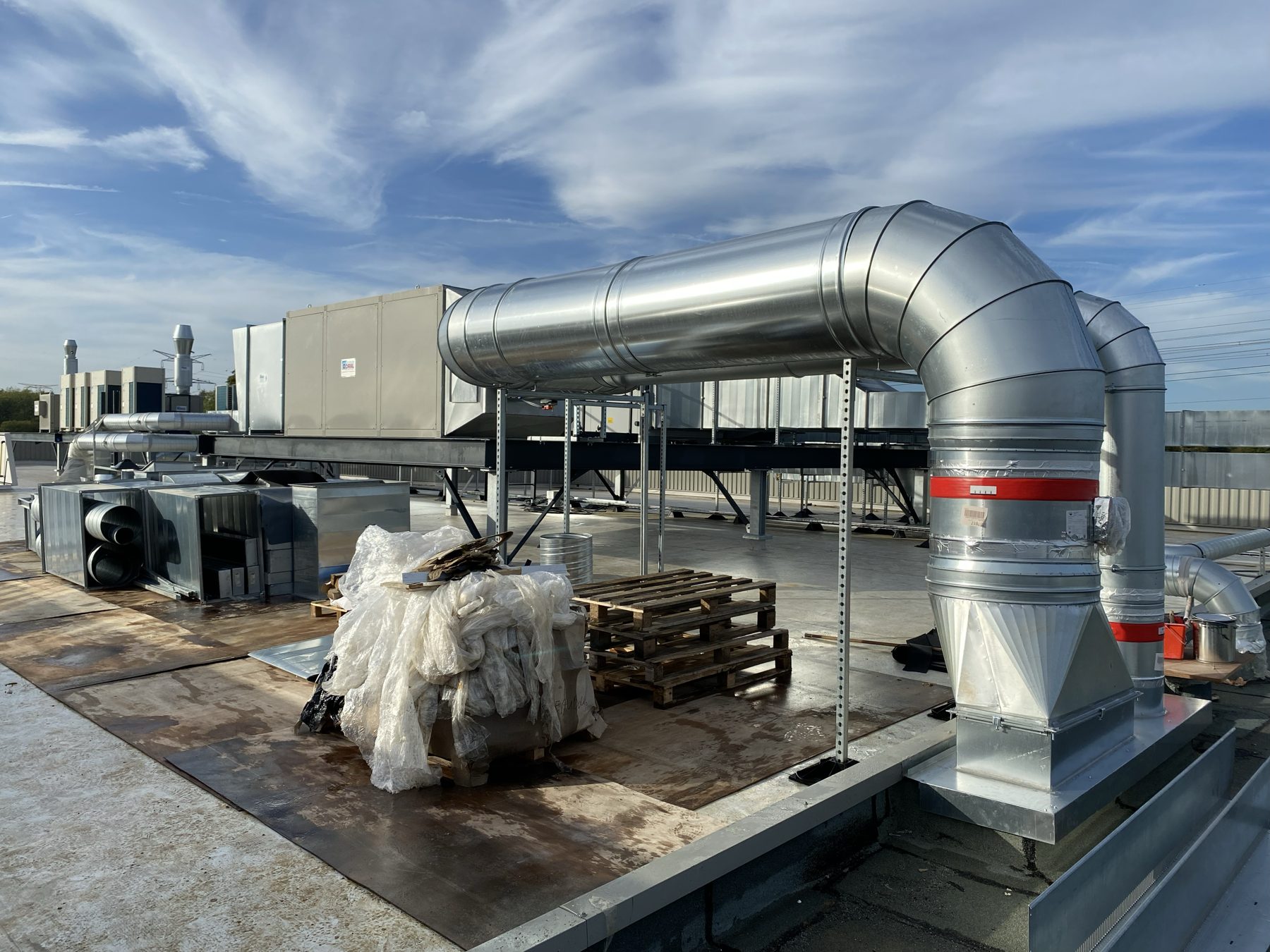 General ventilation (extraction of 3 lines / insuflation), project photo 4