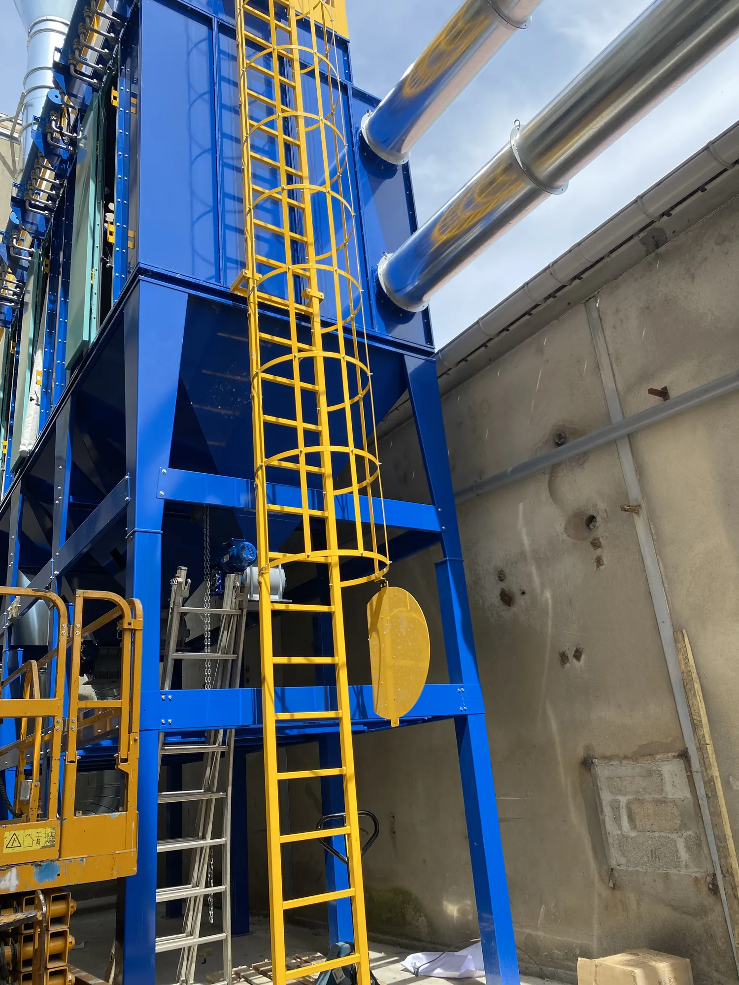 Waste dust packaging line, project photo 4