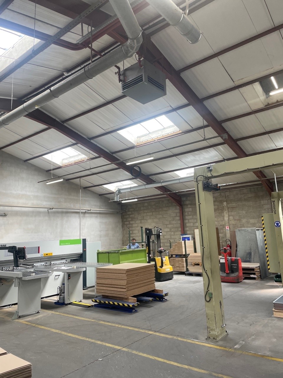 Wood dust extraction installation, project photo 4