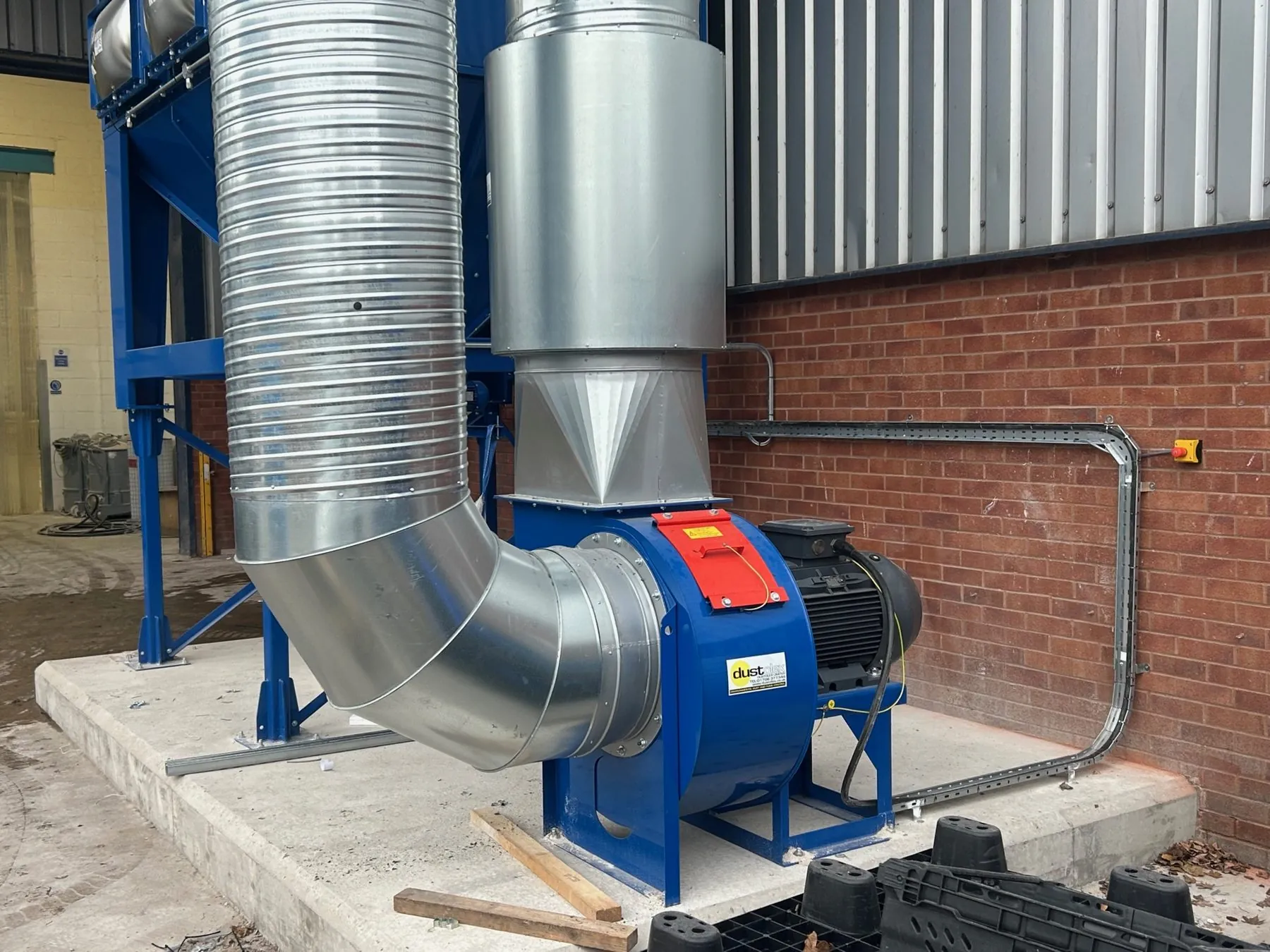 ATEX Powder mixing dust extraction for food industry, project photo 5
