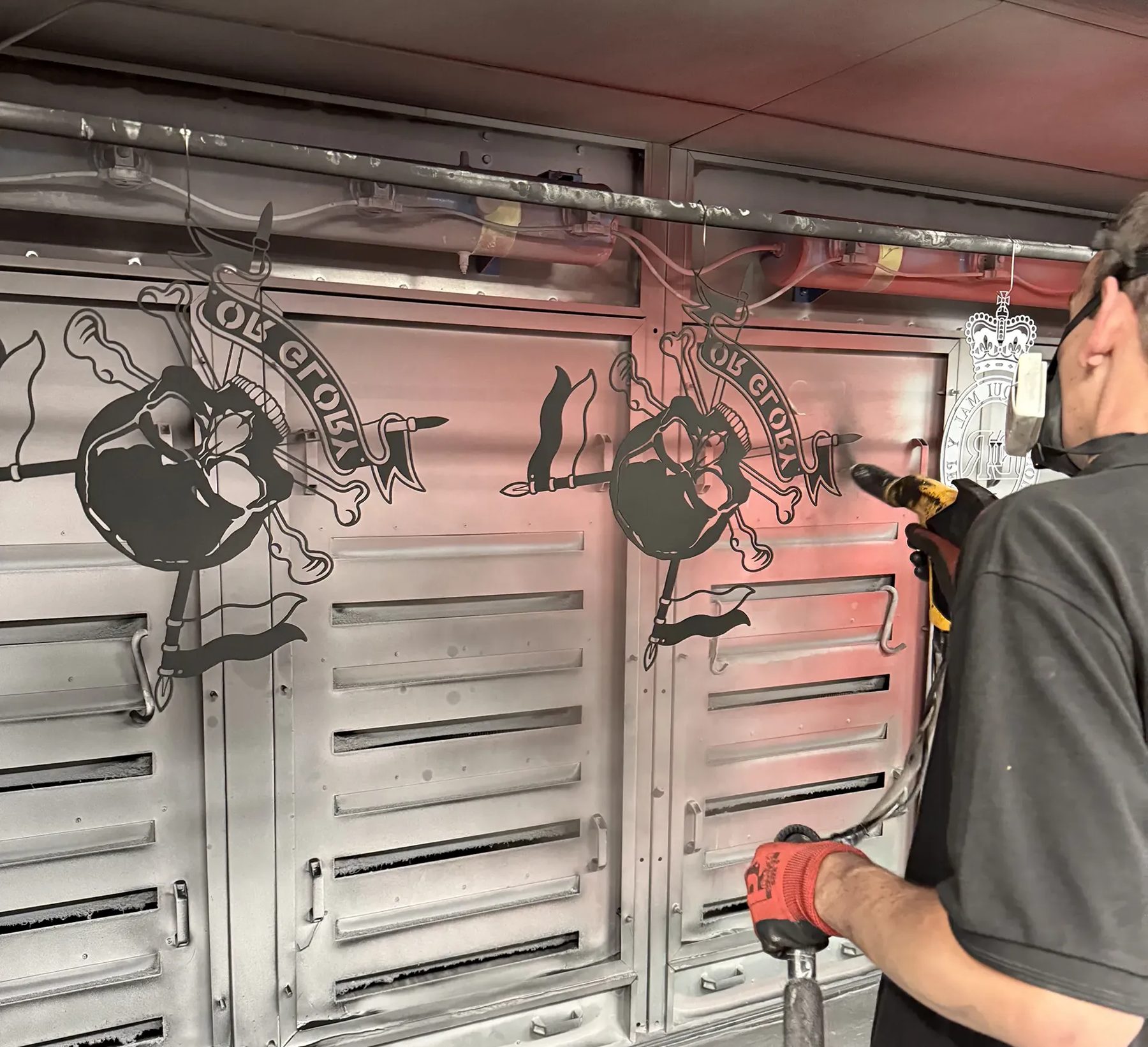 Powder painting booth for a specialist in high quality sheet metal fabrications, project photo 5