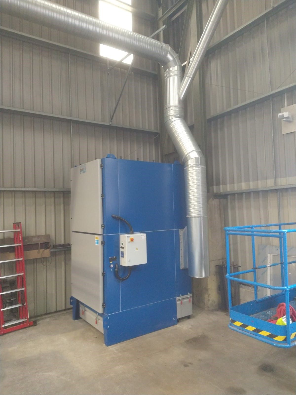 Centralised welding and grinding extraction system, project photo 5