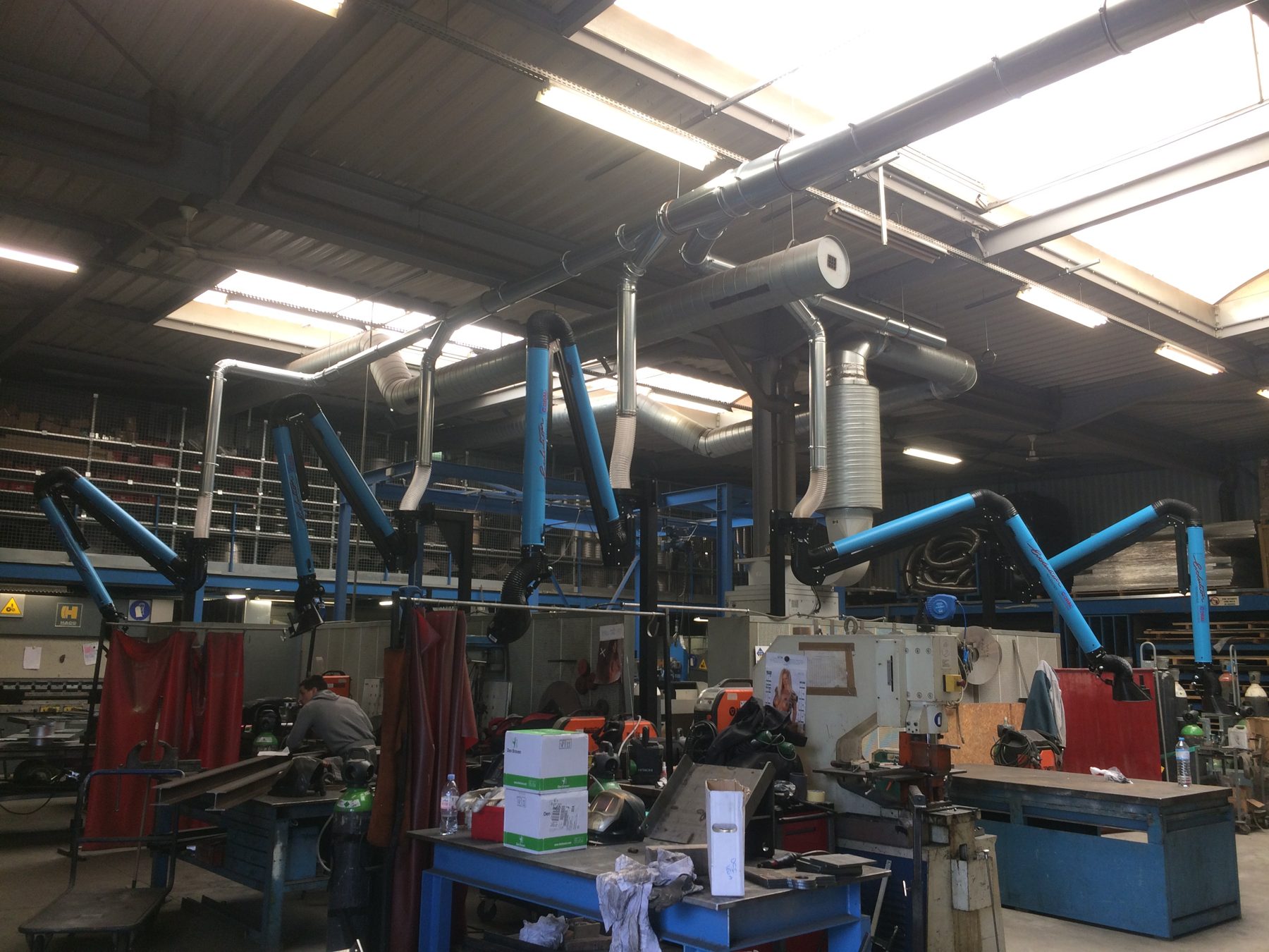 Arms for welding fumes, project photo 5