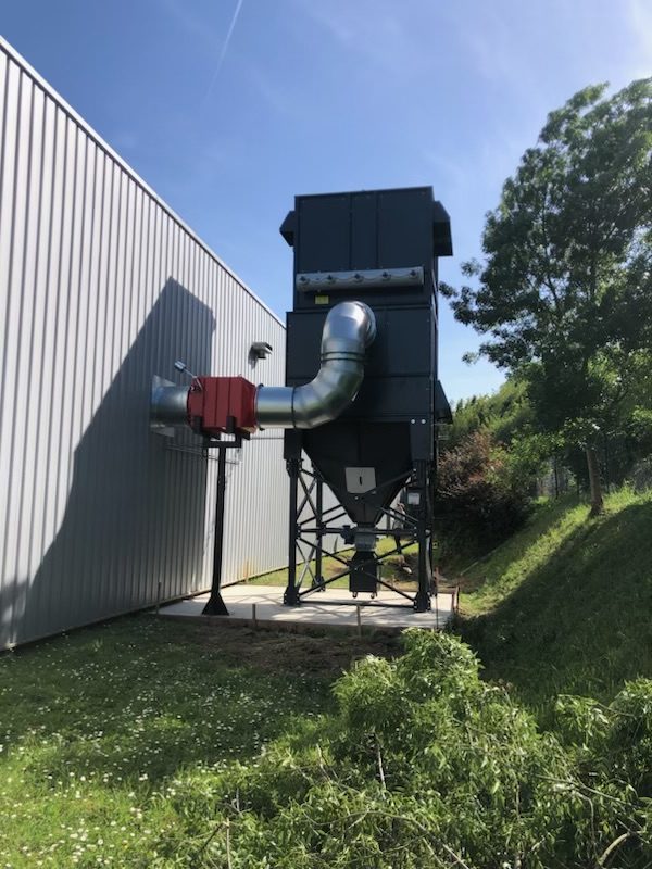 Atex dust extraction for a seat manufacturer, project photo 5