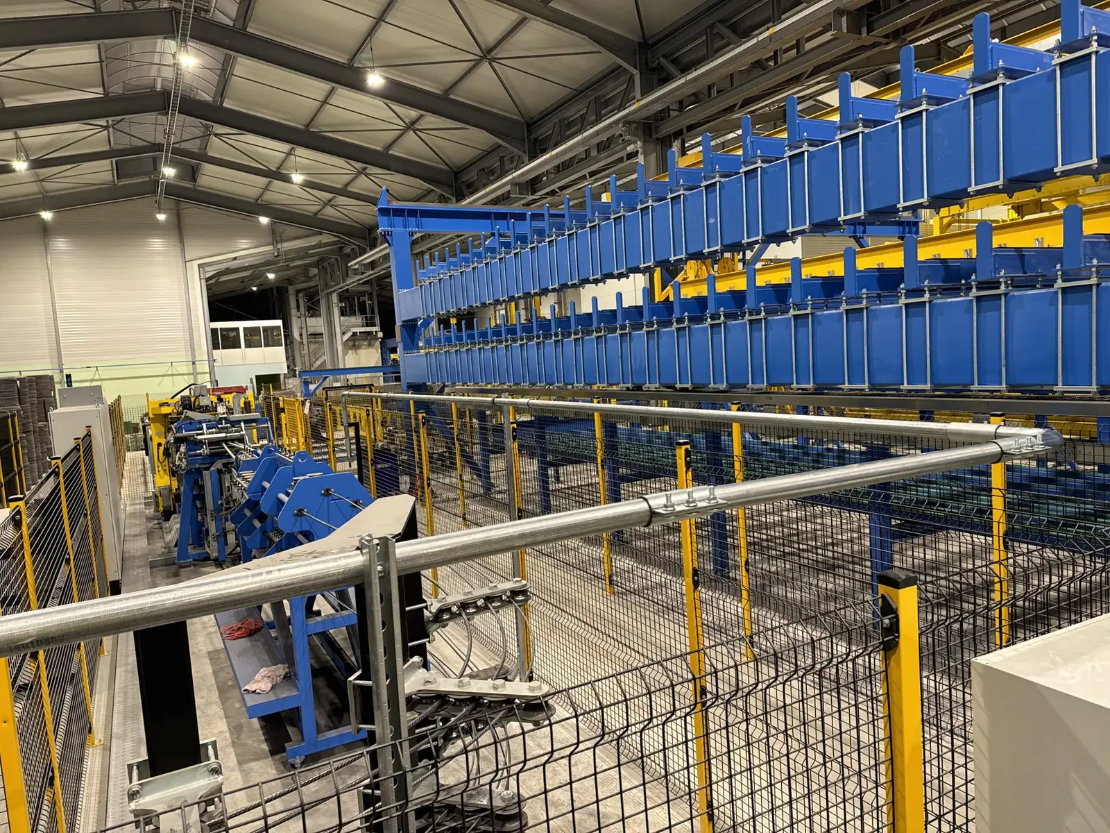 High vacuum system for wire-drawing dust in a cement factory, project photo 5